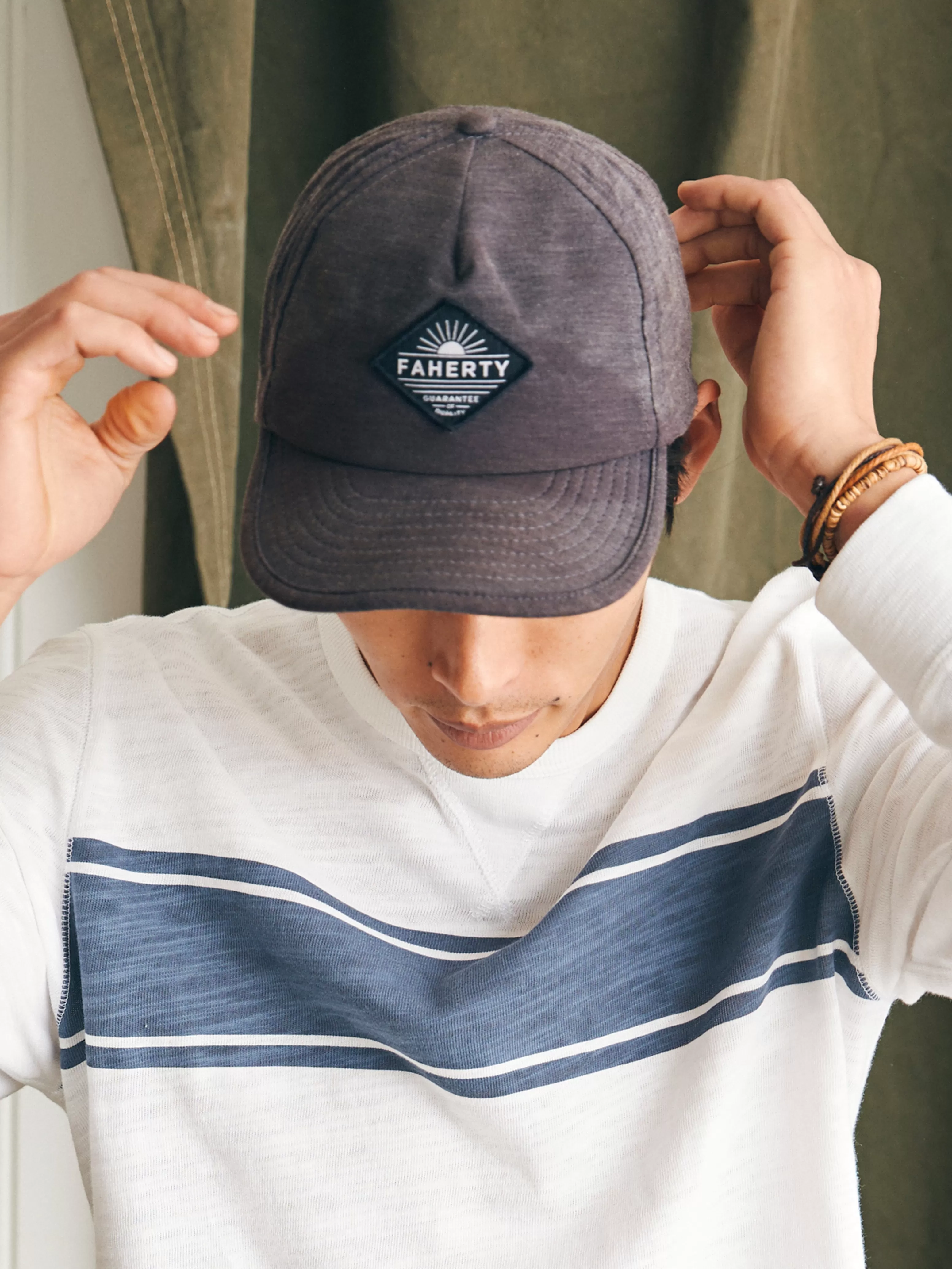 All Day Front Seam Hat - | Faherty Brand Fashion