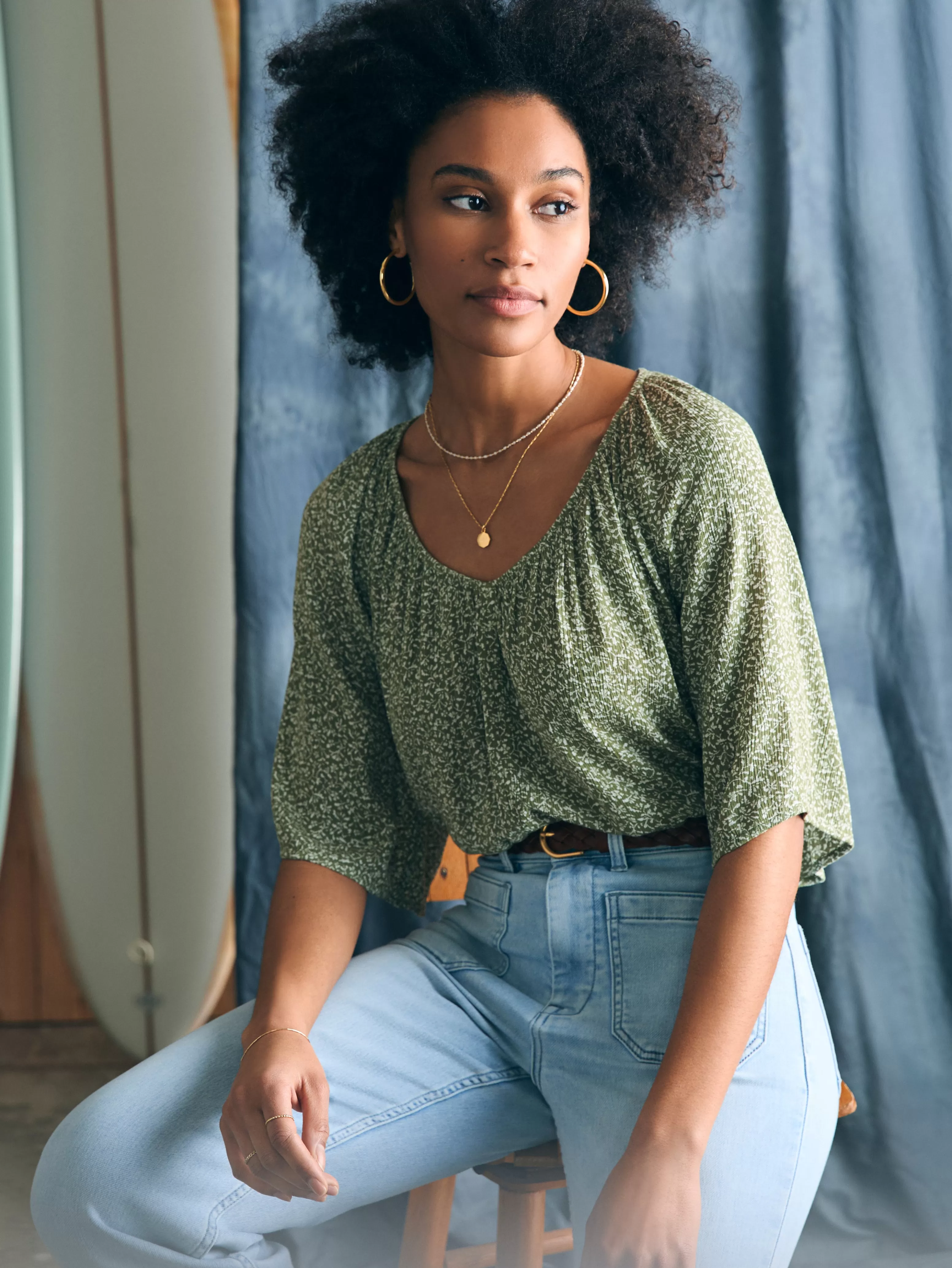 Amira Top - | Faherty Brand Best