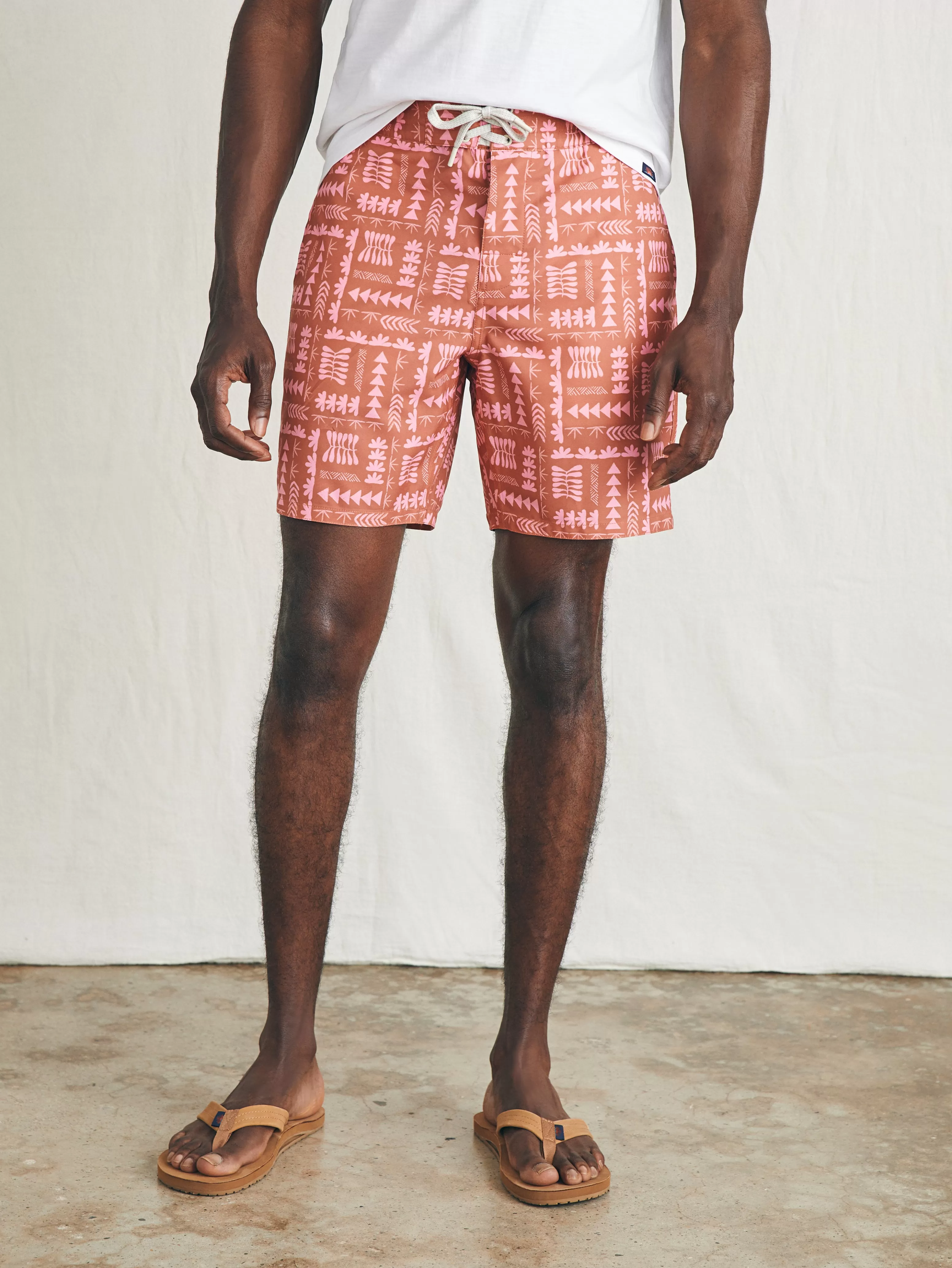 Anna Kahalekulu Sunwashed Boardshort - | Faherty Brand Flash Sale