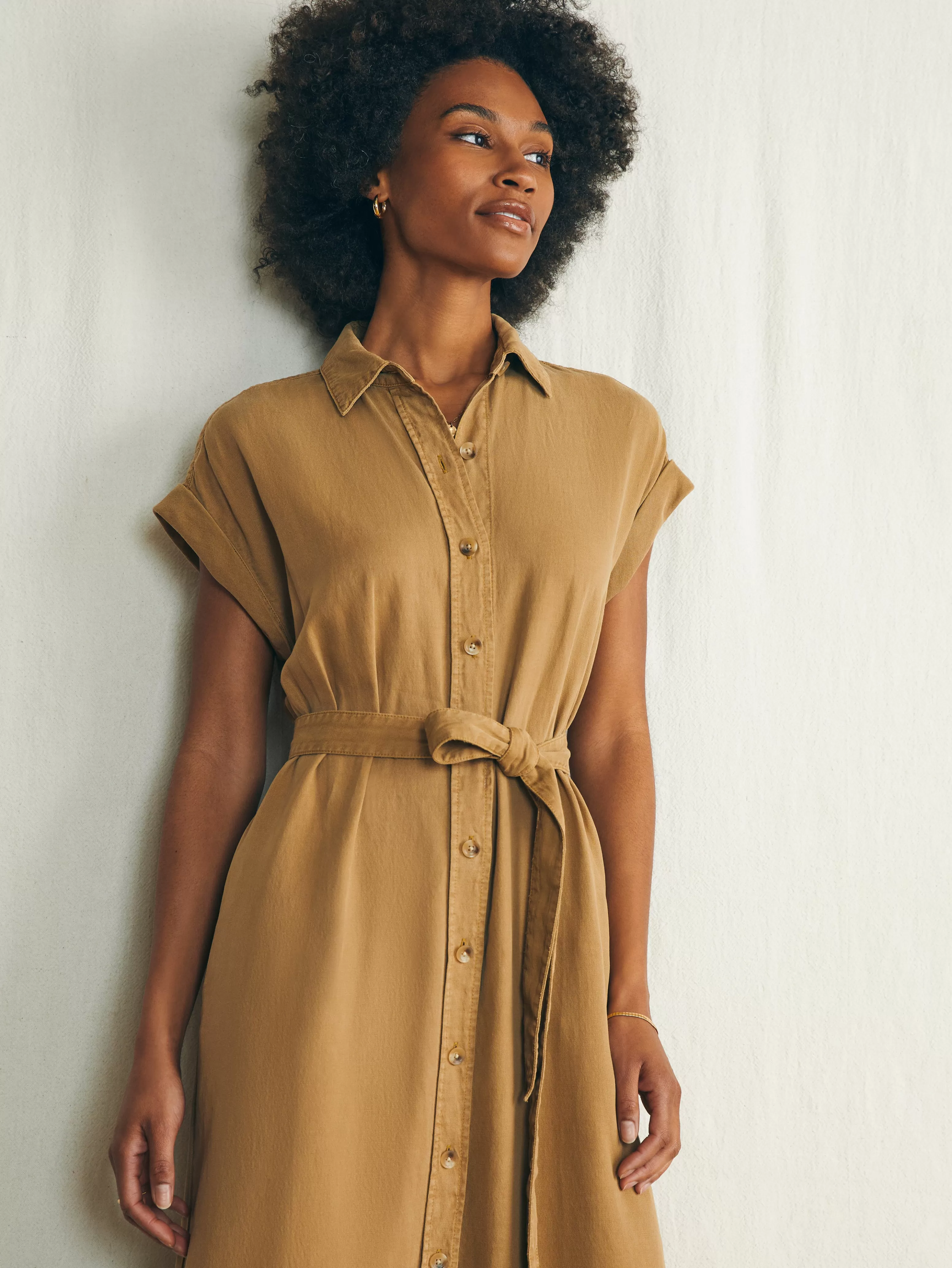 Arlie Shirtdress - | Faherty Brand Flash Sale