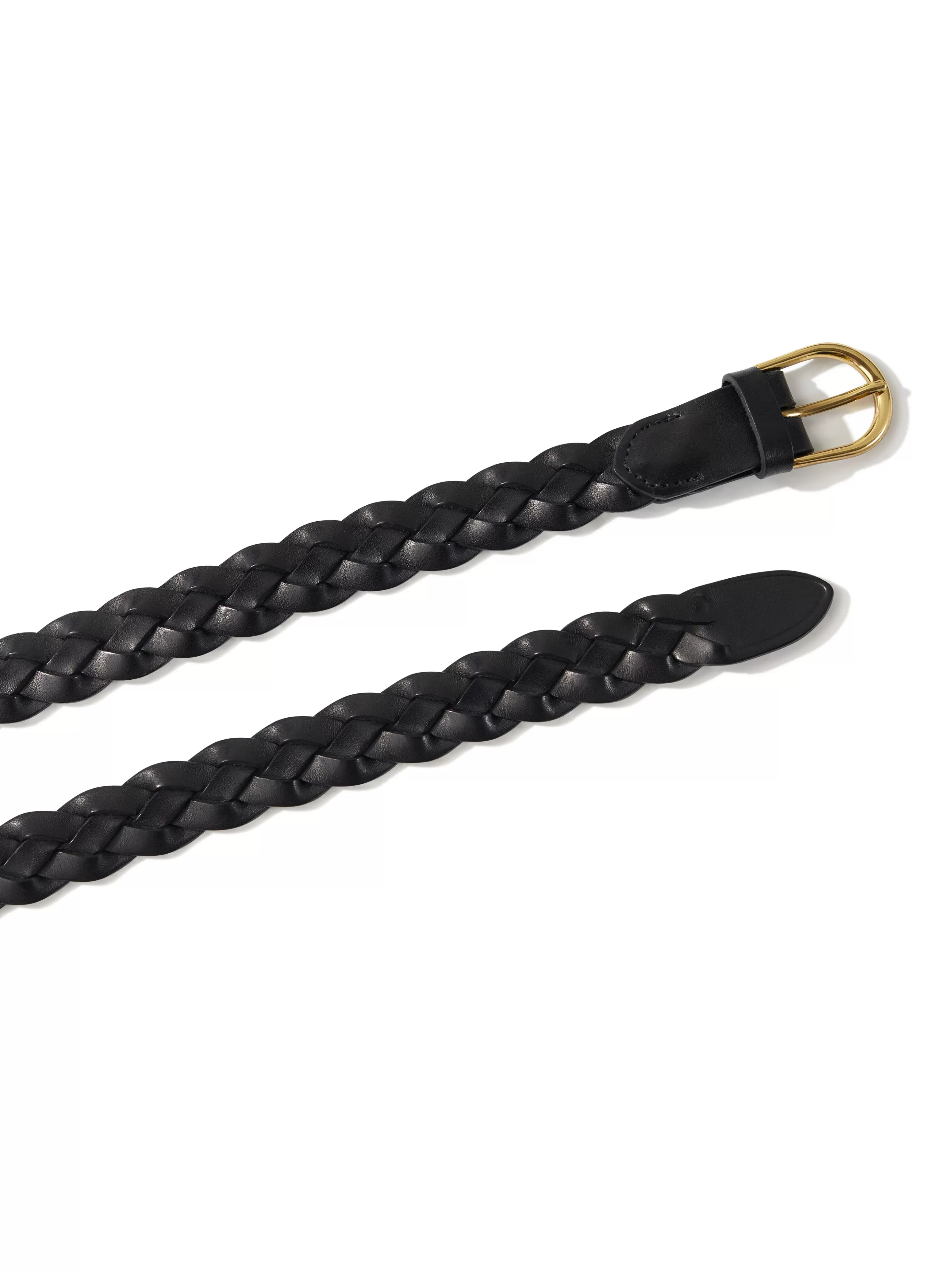 Braided Leather Belt - | Faherty Brand Cheap