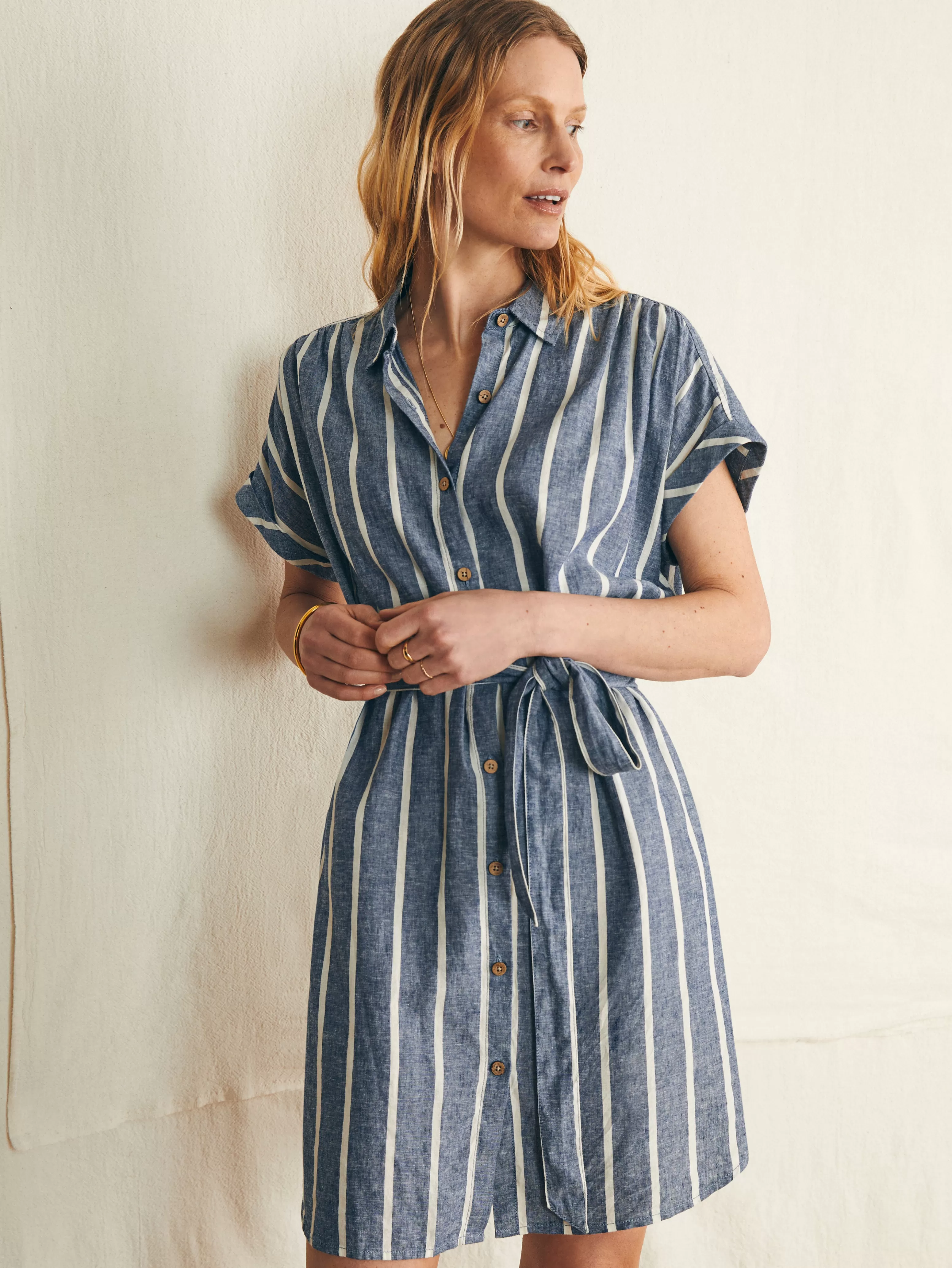 Breeze Shirtdress - | Faherty Brand Best