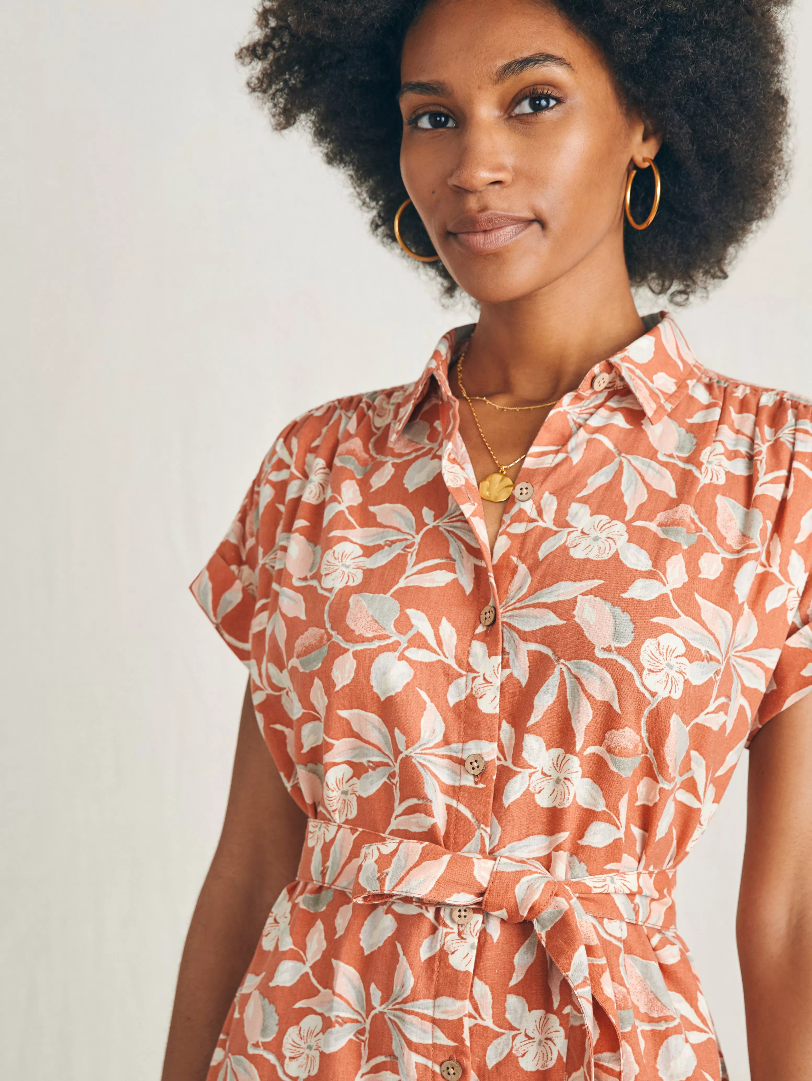 Breeze Shirtdress - | Faherty Brand Best Sale