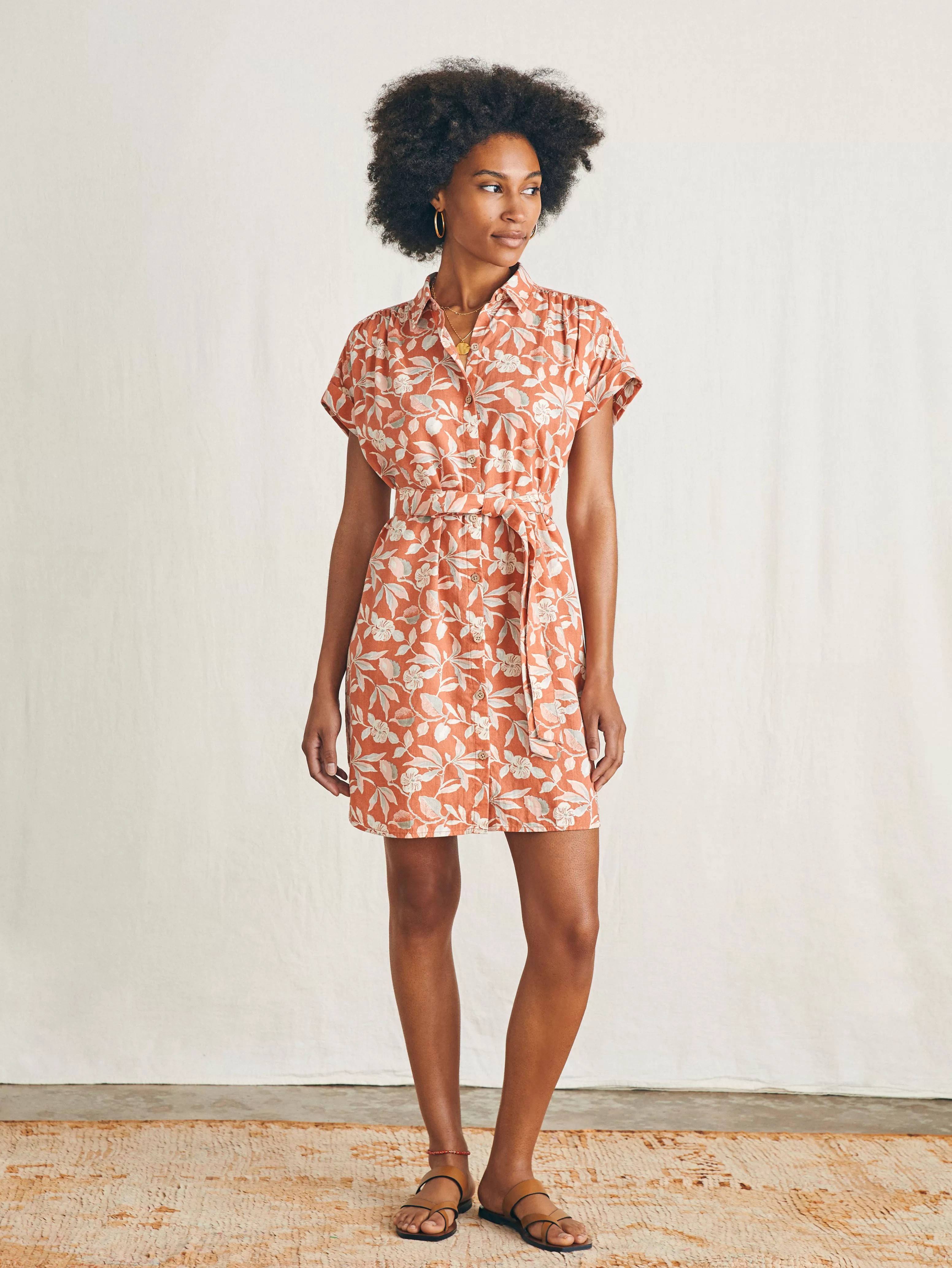 Breeze Shirtdress - | Faherty Brand Best Sale