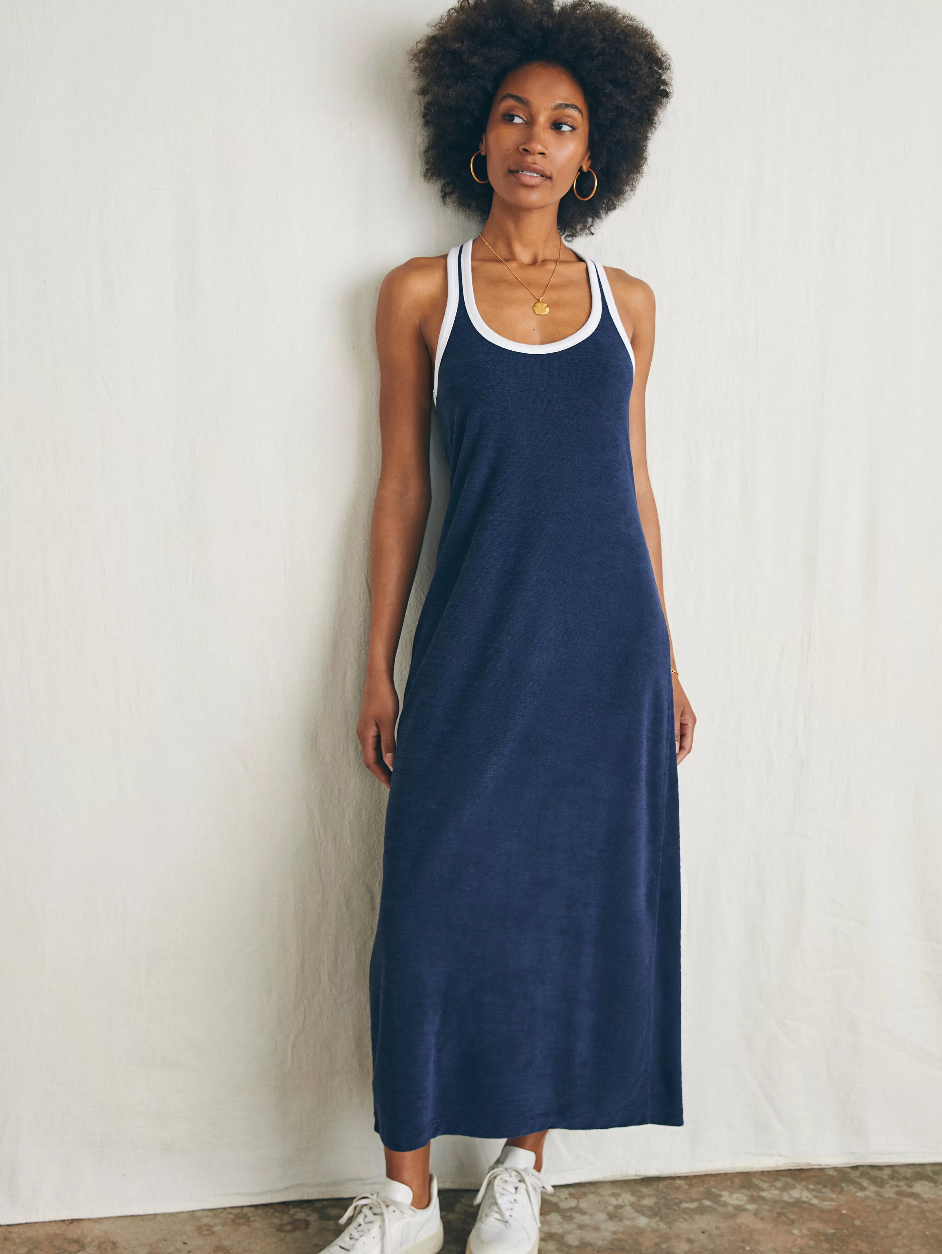 Cabana Towel Terry Dress - | Faherty Brand Sale