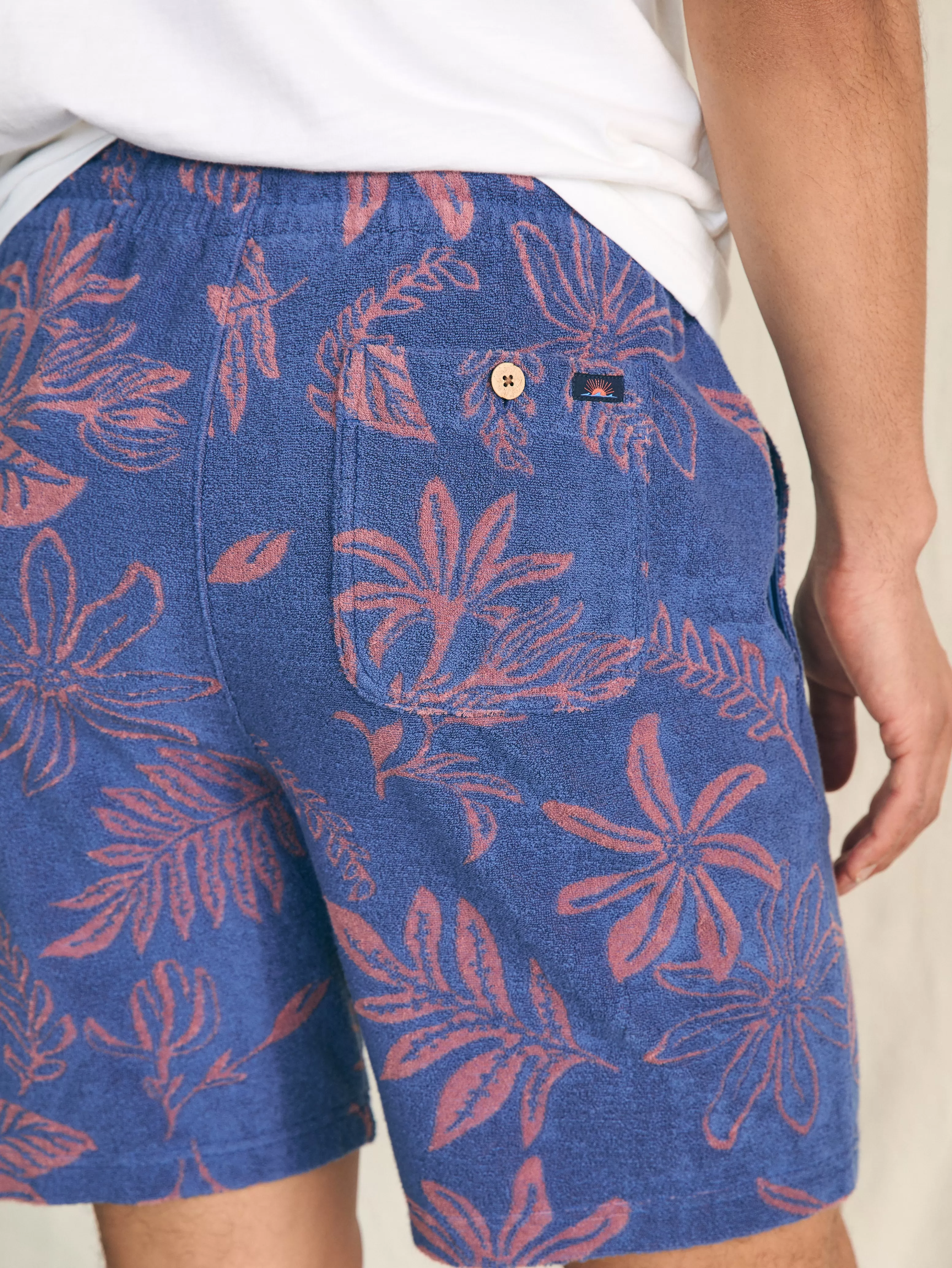 Cabana Towel Terry Sweatshort - | Faherty Brand Flash Sale