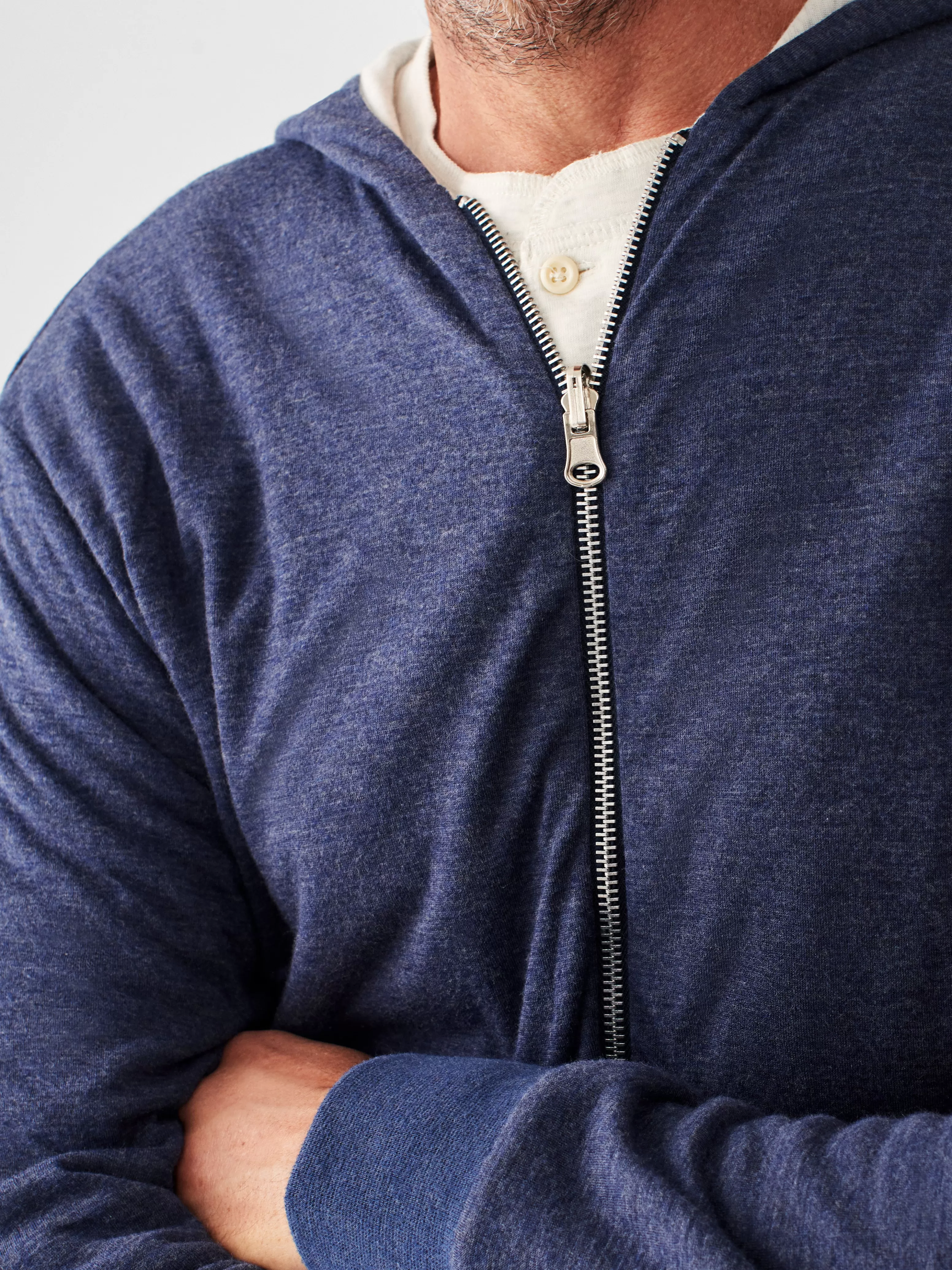 Cloud Cotton Reversible Zip Hoodie - | Faherty Brand Shop
