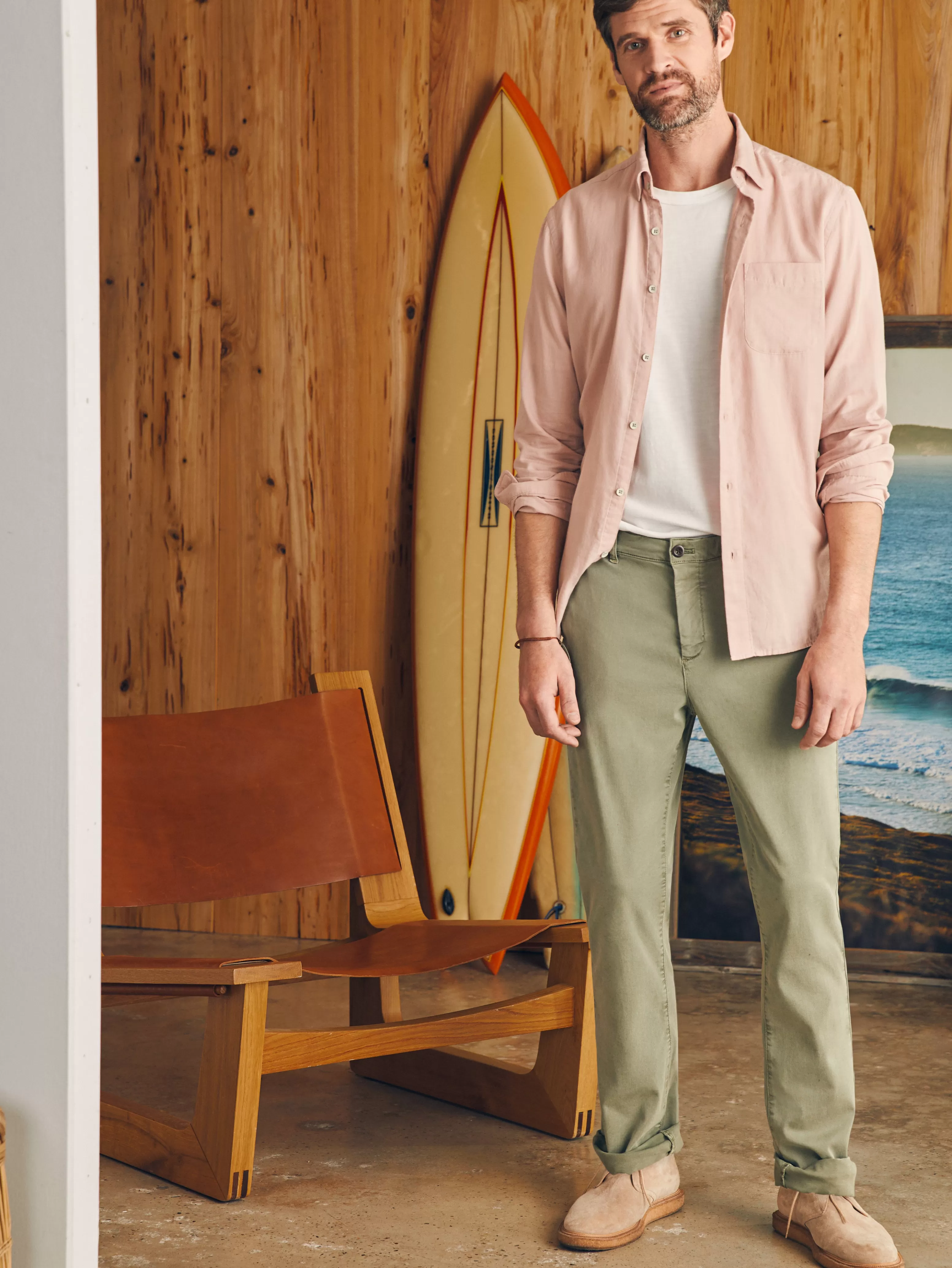 Coastline Stretch Chino (32" Inseam) - | Faherty Brand Store