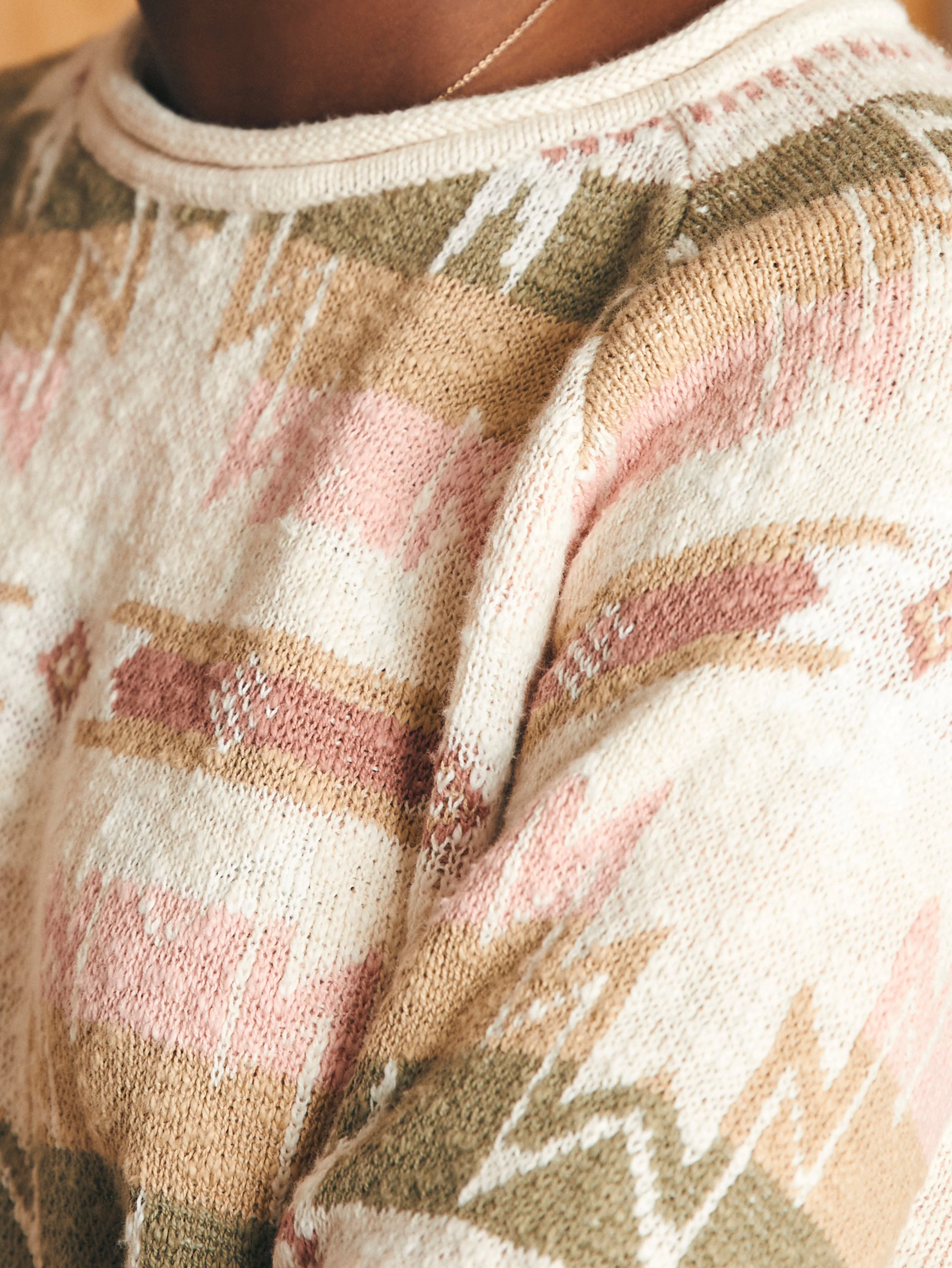Doug Good Feather Cotton Slub Pullover - | Faherty Brand Store