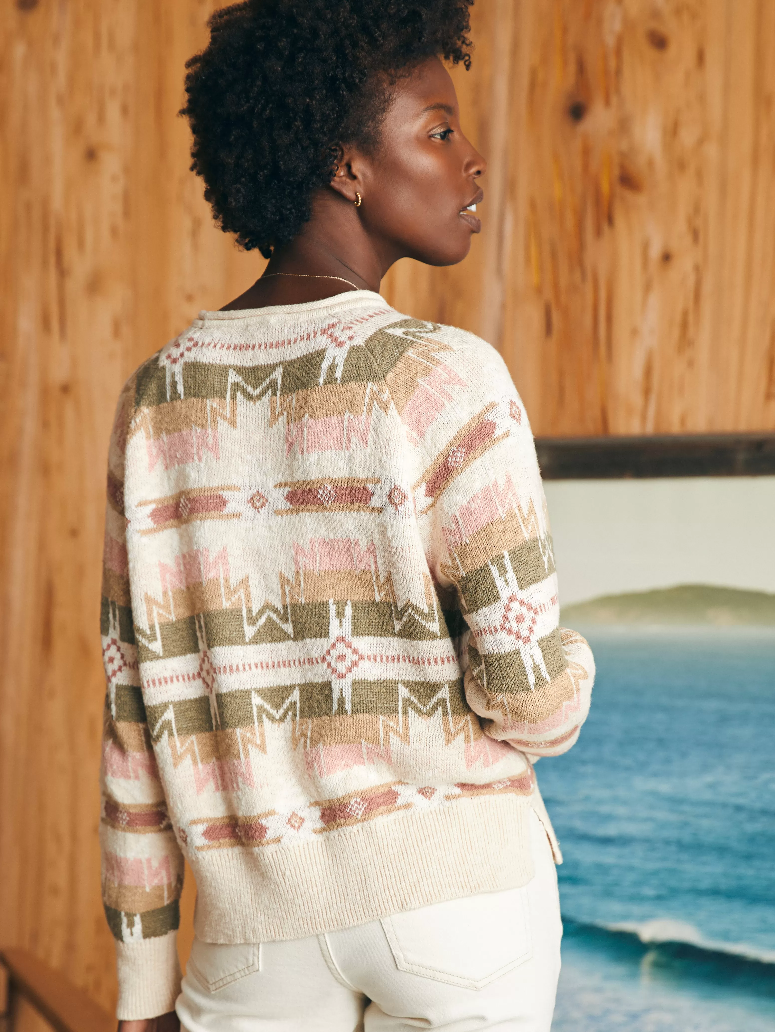 Doug Good Feather Cotton Slub Pullover - | Faherty Brand Store
