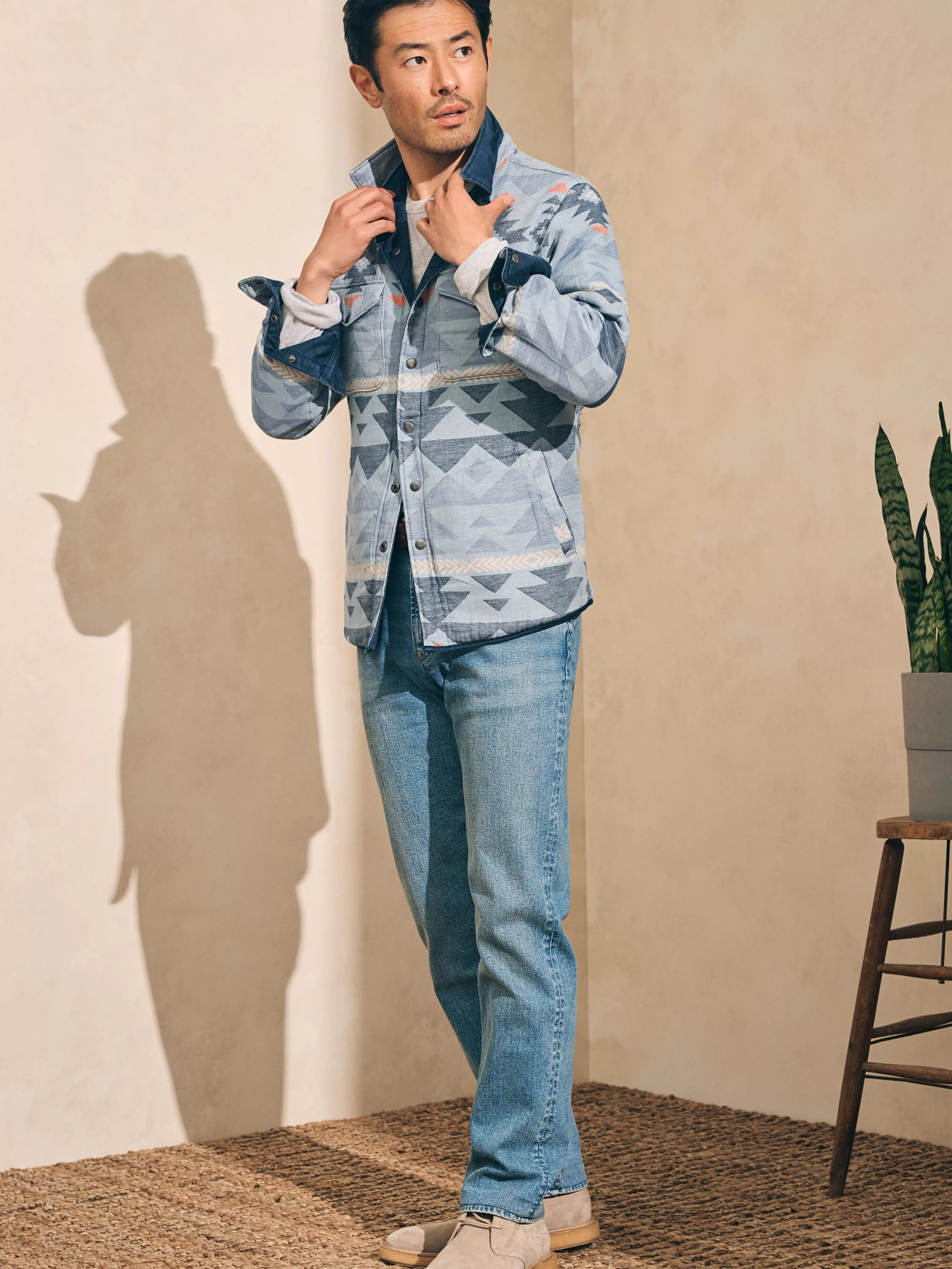 Doug Good Feather Reversible Bondi Jacket - | Faherty Brand Flash Sale
