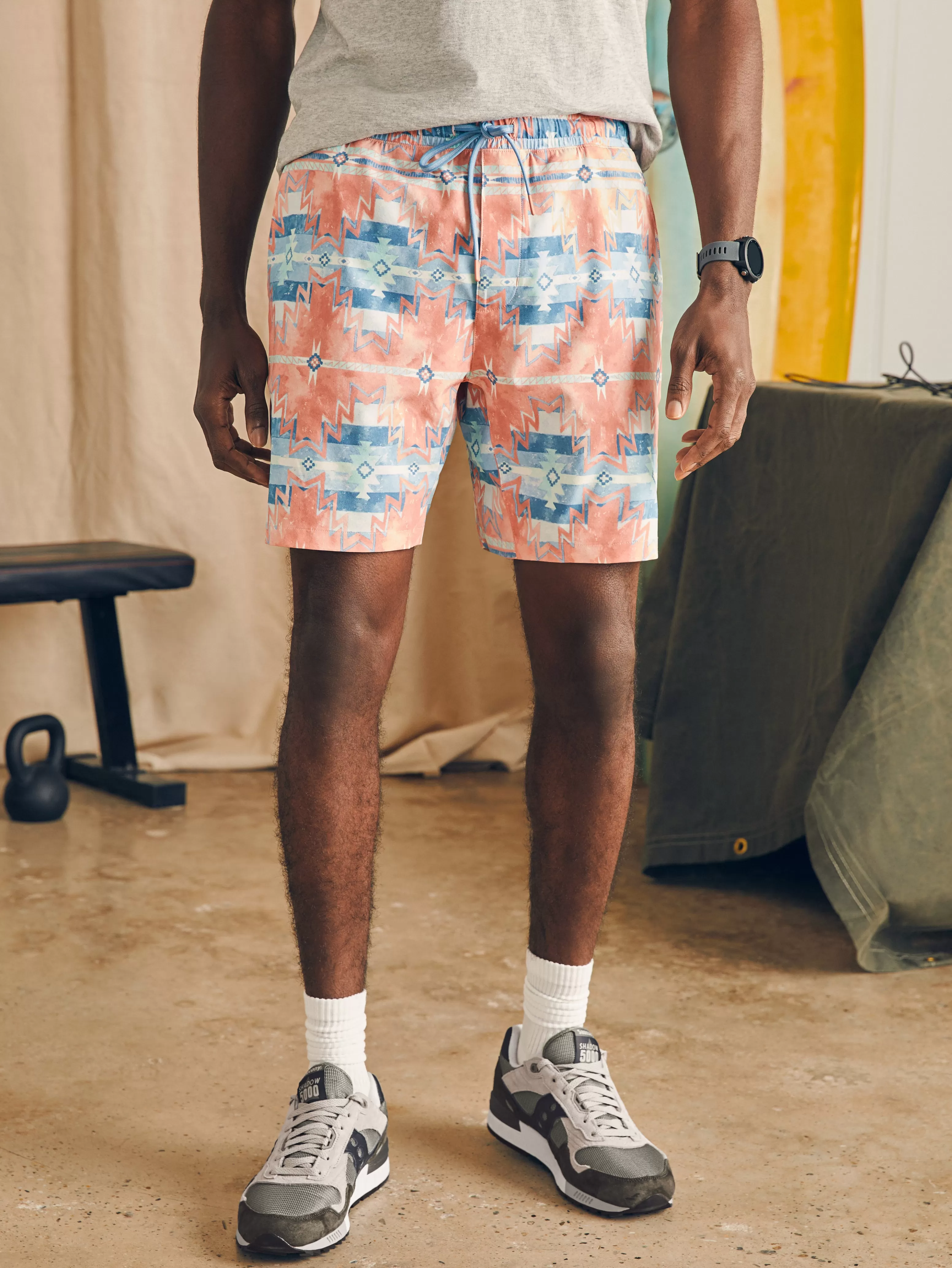 Doug Good Feather Shorelite Active Swim Short (7" Inseam) - | Faherty Brand Cheap