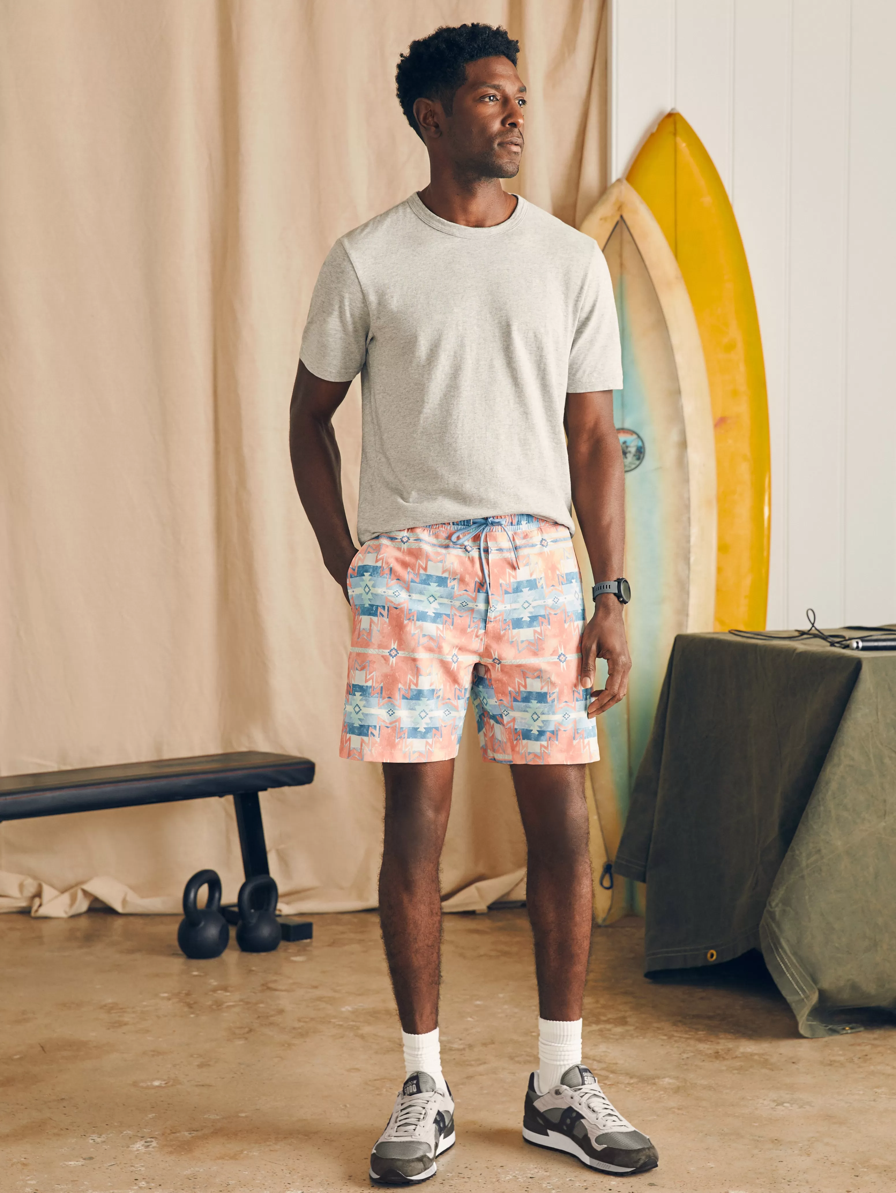 Doug Good Feather Shorelite Active Swim Short (7" Inseam) - | Faherty Brand Cheap