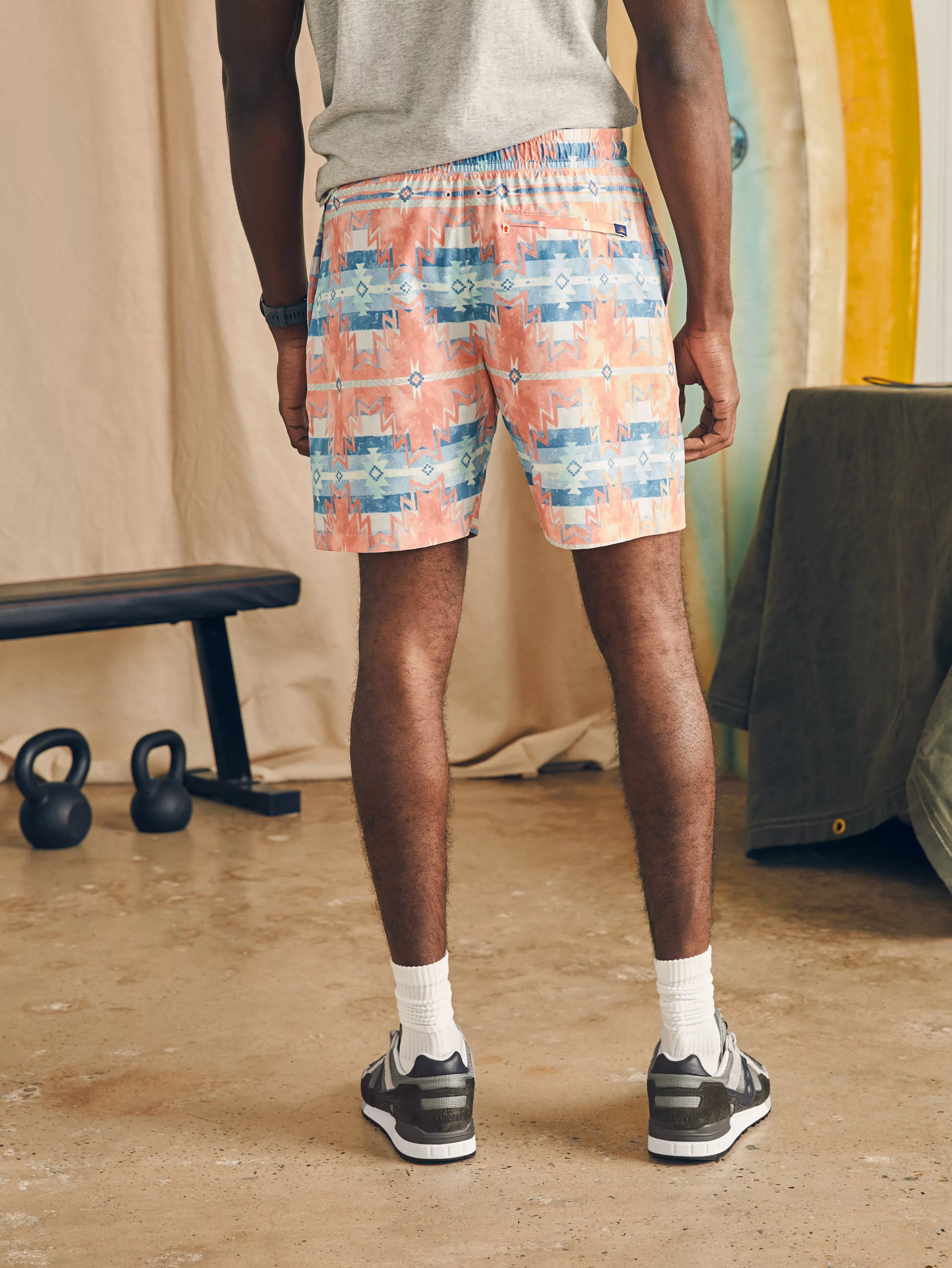 Doug Good Feather Shorelite Active Swim Short (7" Inseam) - | Faherty Brand Cheap