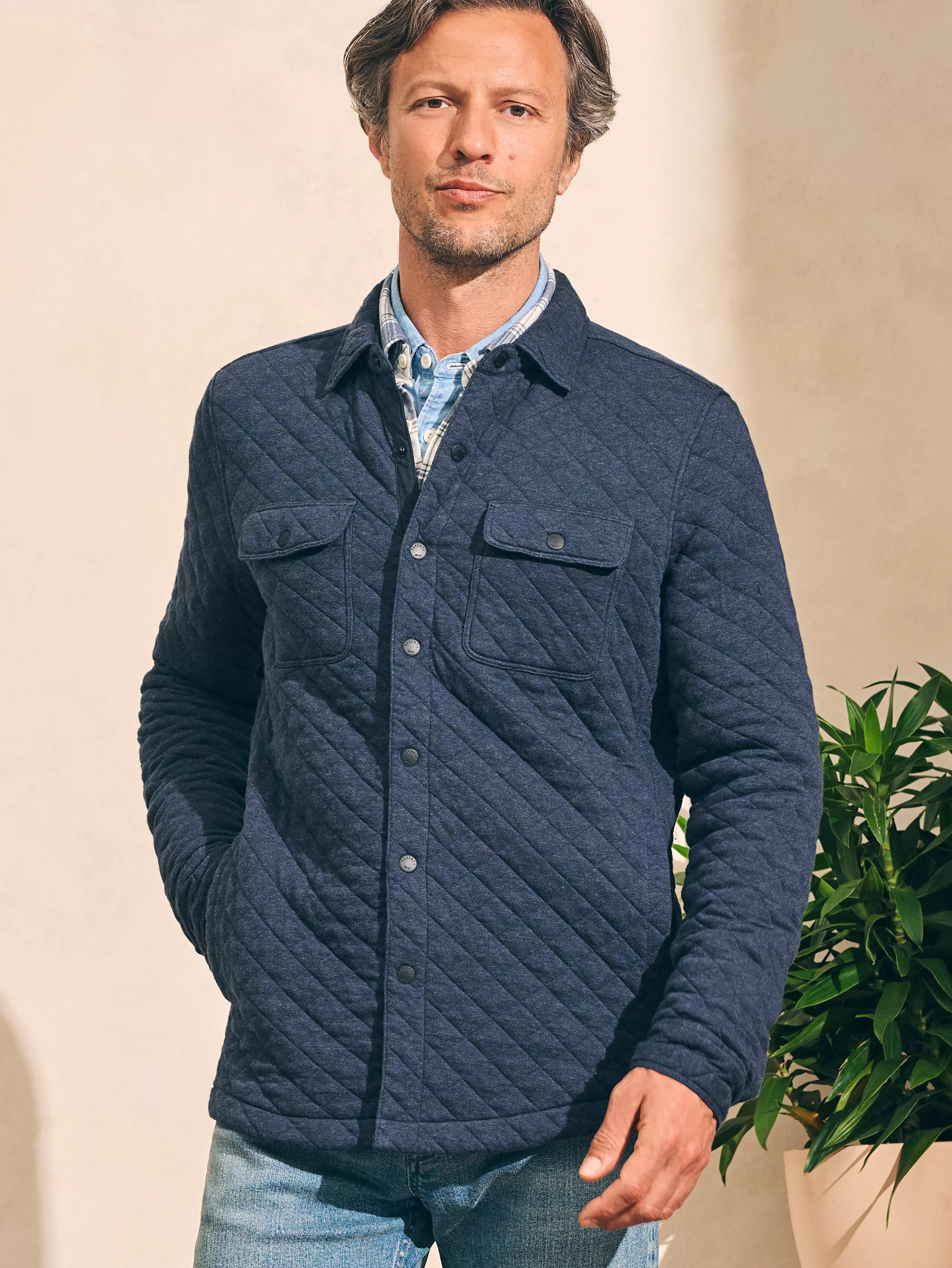 Epic Quilted Fleece CPO (Tall) - | Faherty Brand Sale