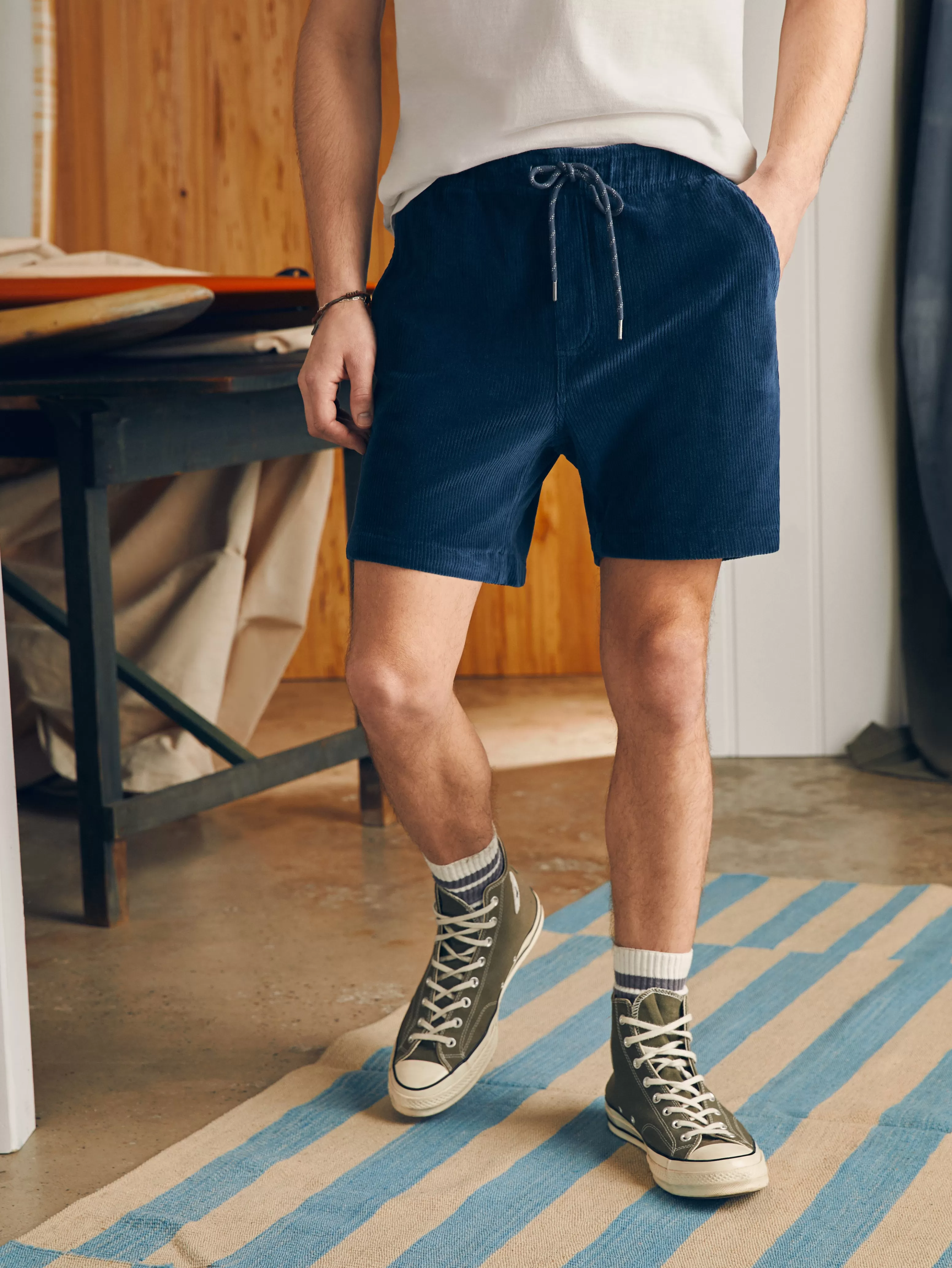 Essential Italian Knit Cord Short (6" Inseam) - | Faherty Brand New
