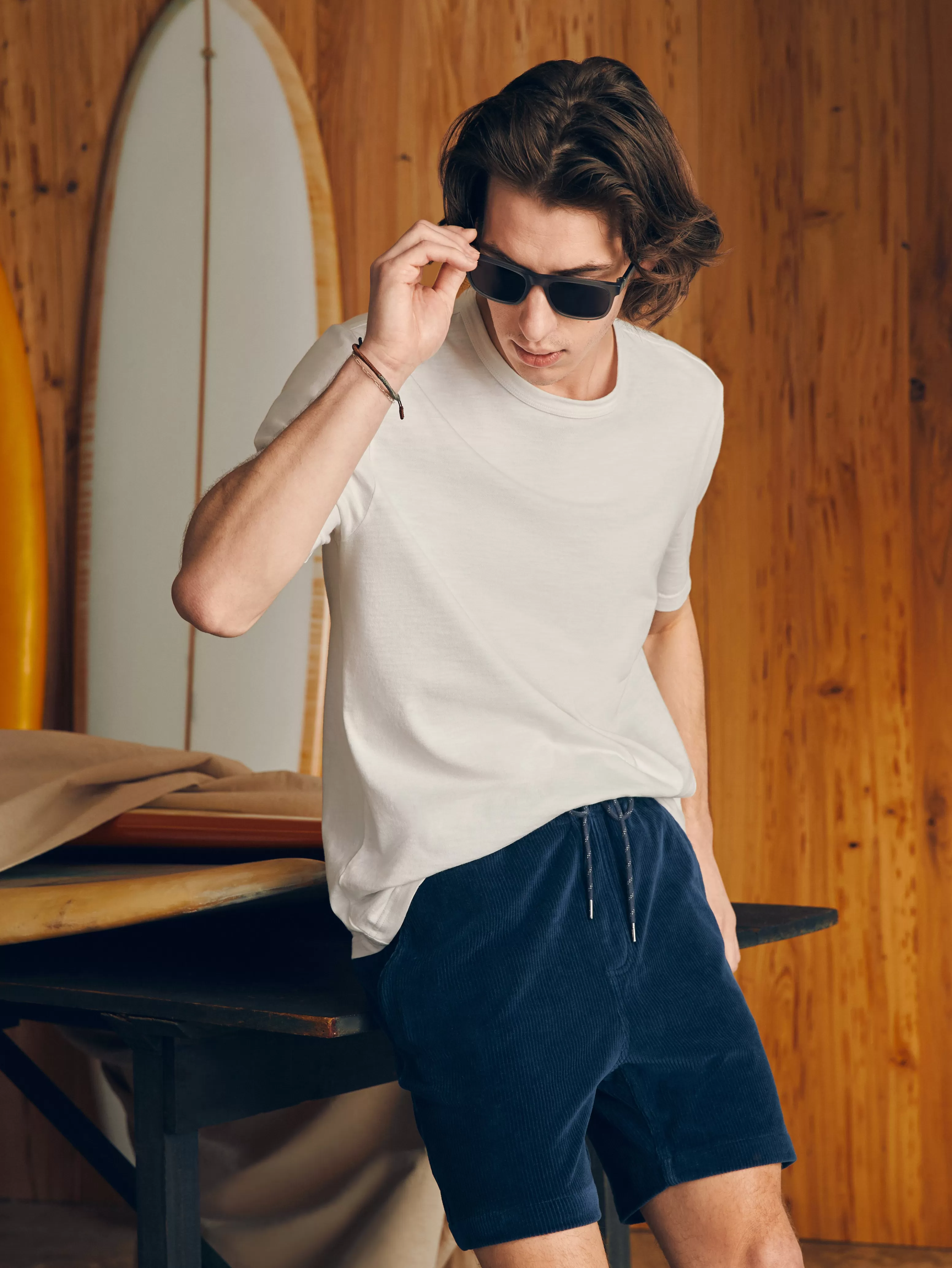 Essential Italian Knit Cord Short (6" Inseam) - | Faherty Brand New