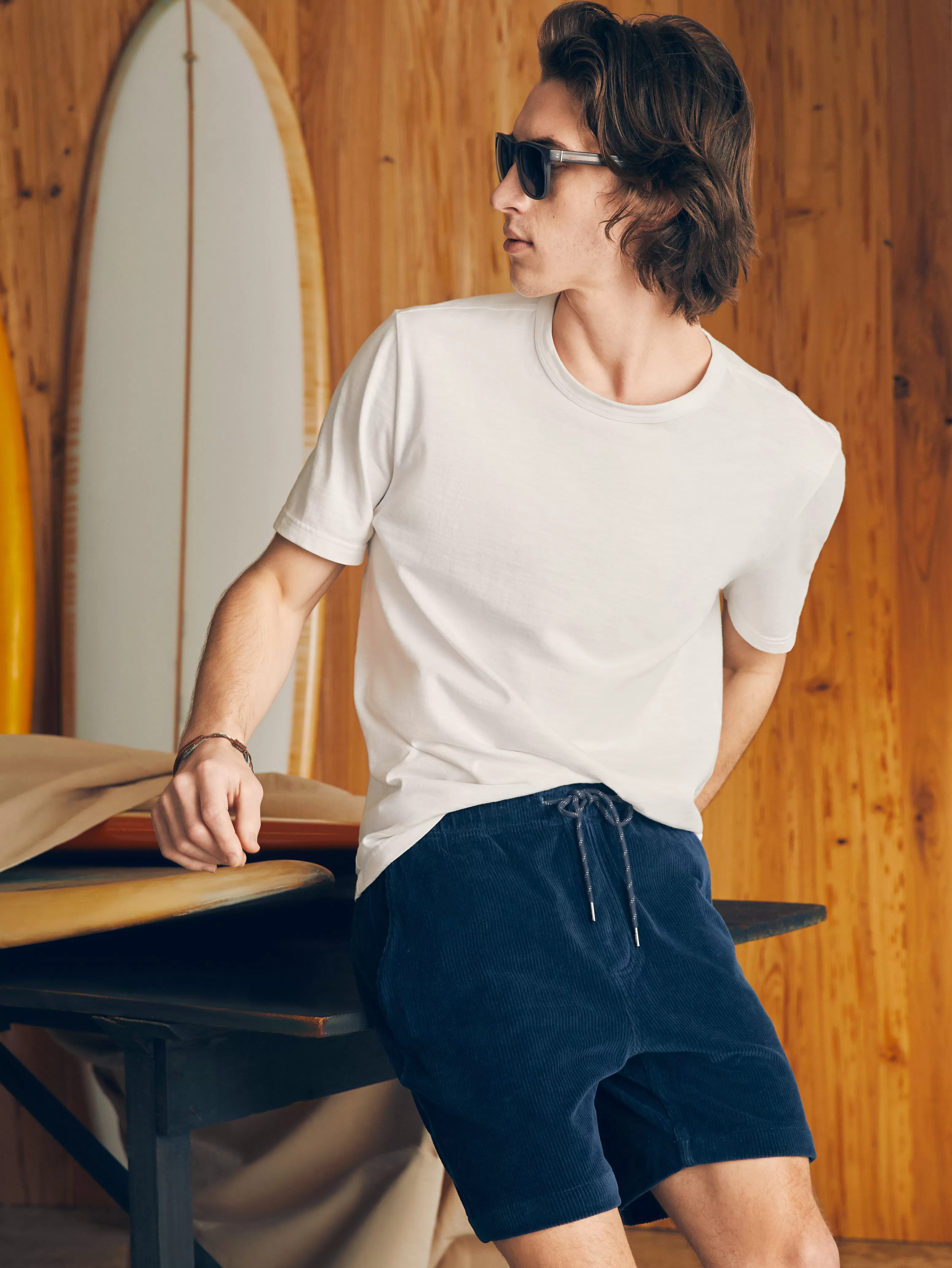 Essential Italian Knit Cord Short (6" Inseam) - | Faherty Brand New