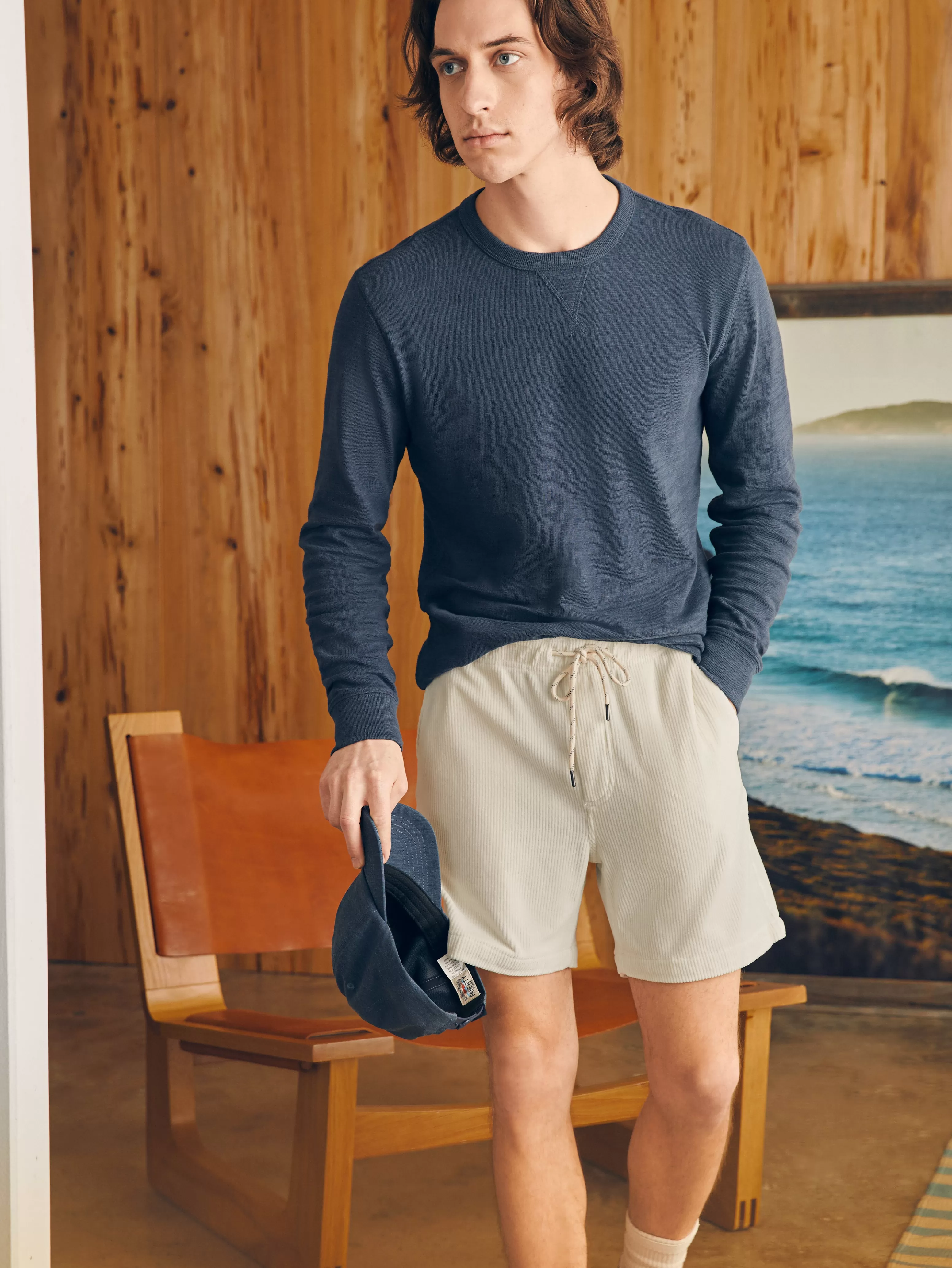 Essential Italian Knit Cord Short (6" Inseam) - | Faherty Brand Discount