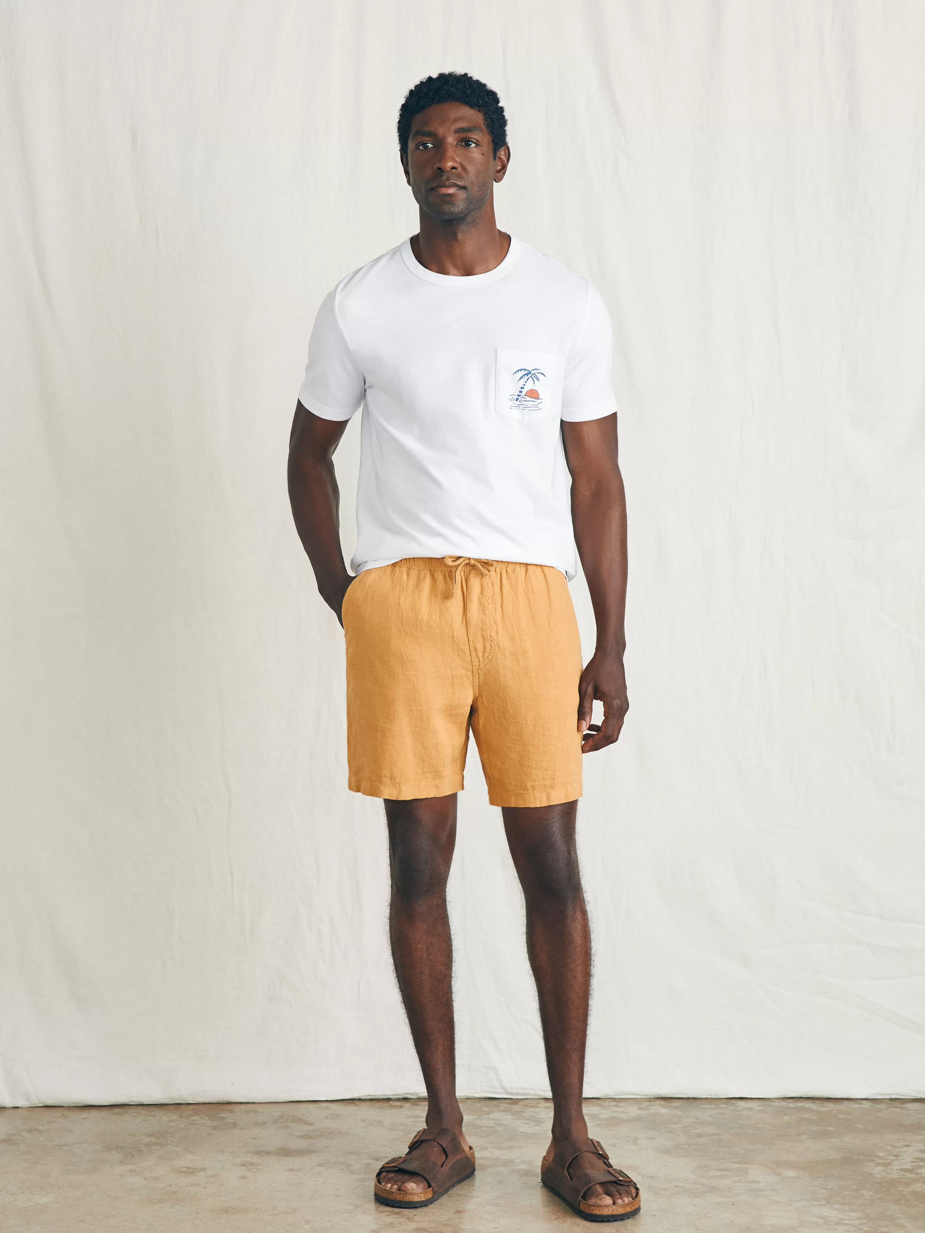 Essential Linen Short (6.5" Inseam) - | Faherty Brand Shop