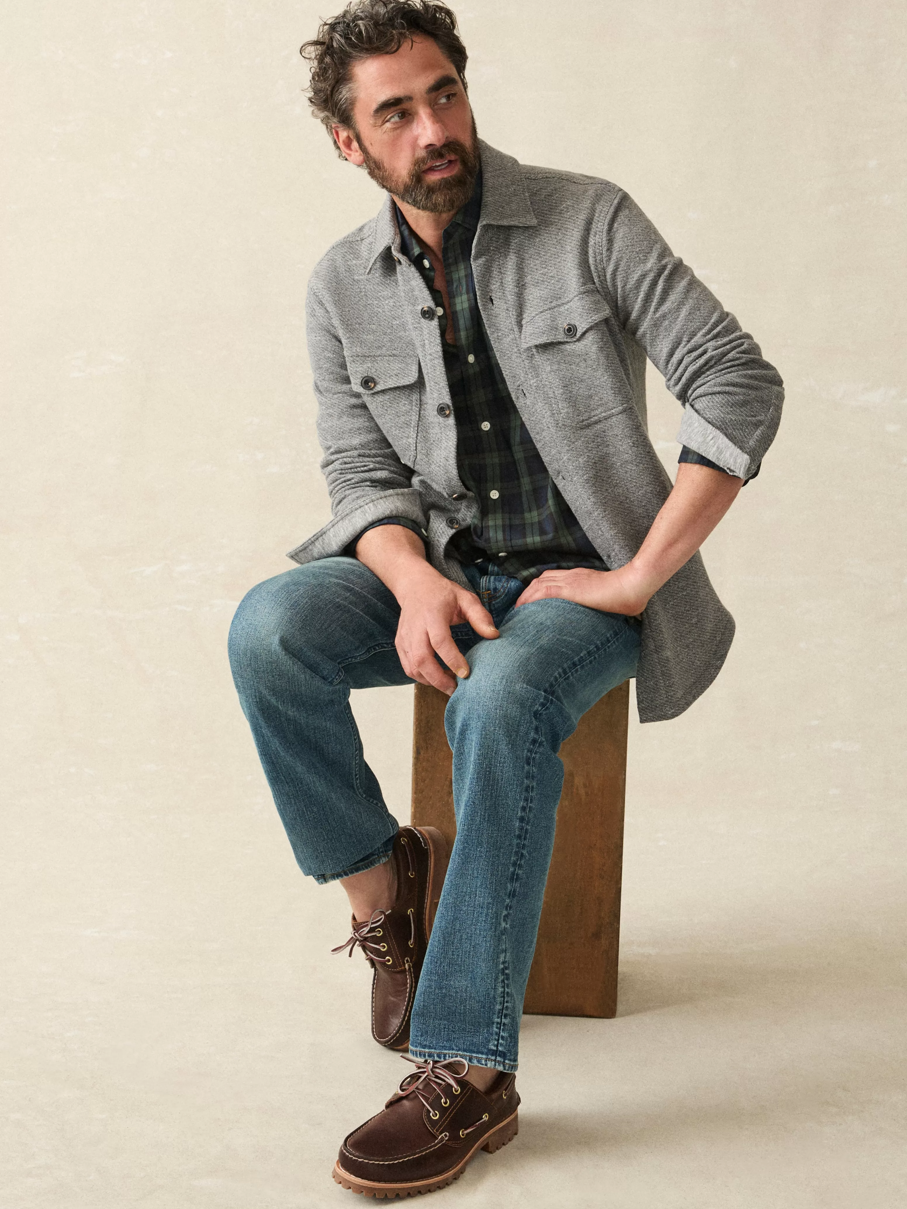 Inlet Knit CPO - | Faherty Brand Flash Sale