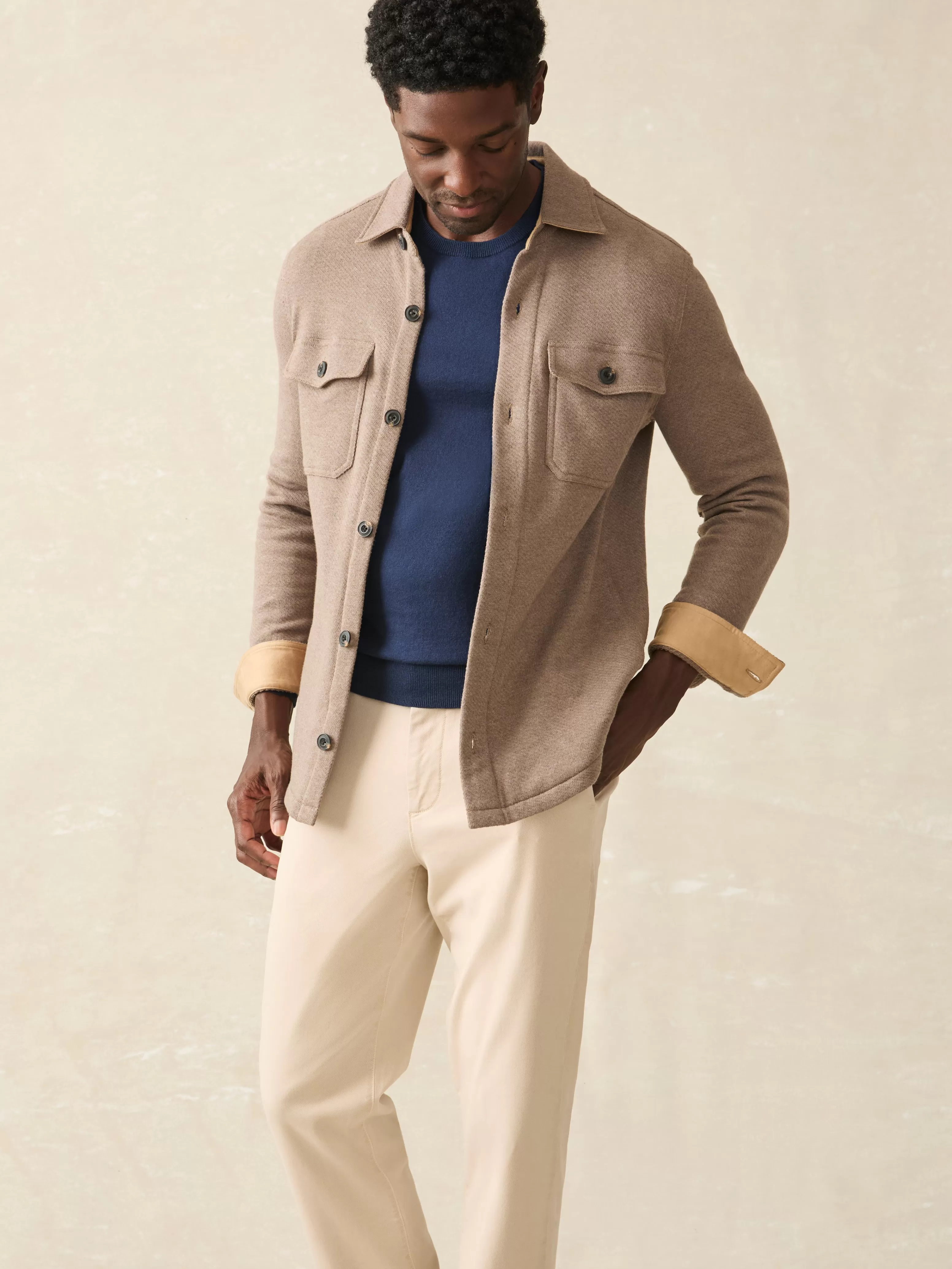 Inlet Knit CPO - | Faherty Brand Hot