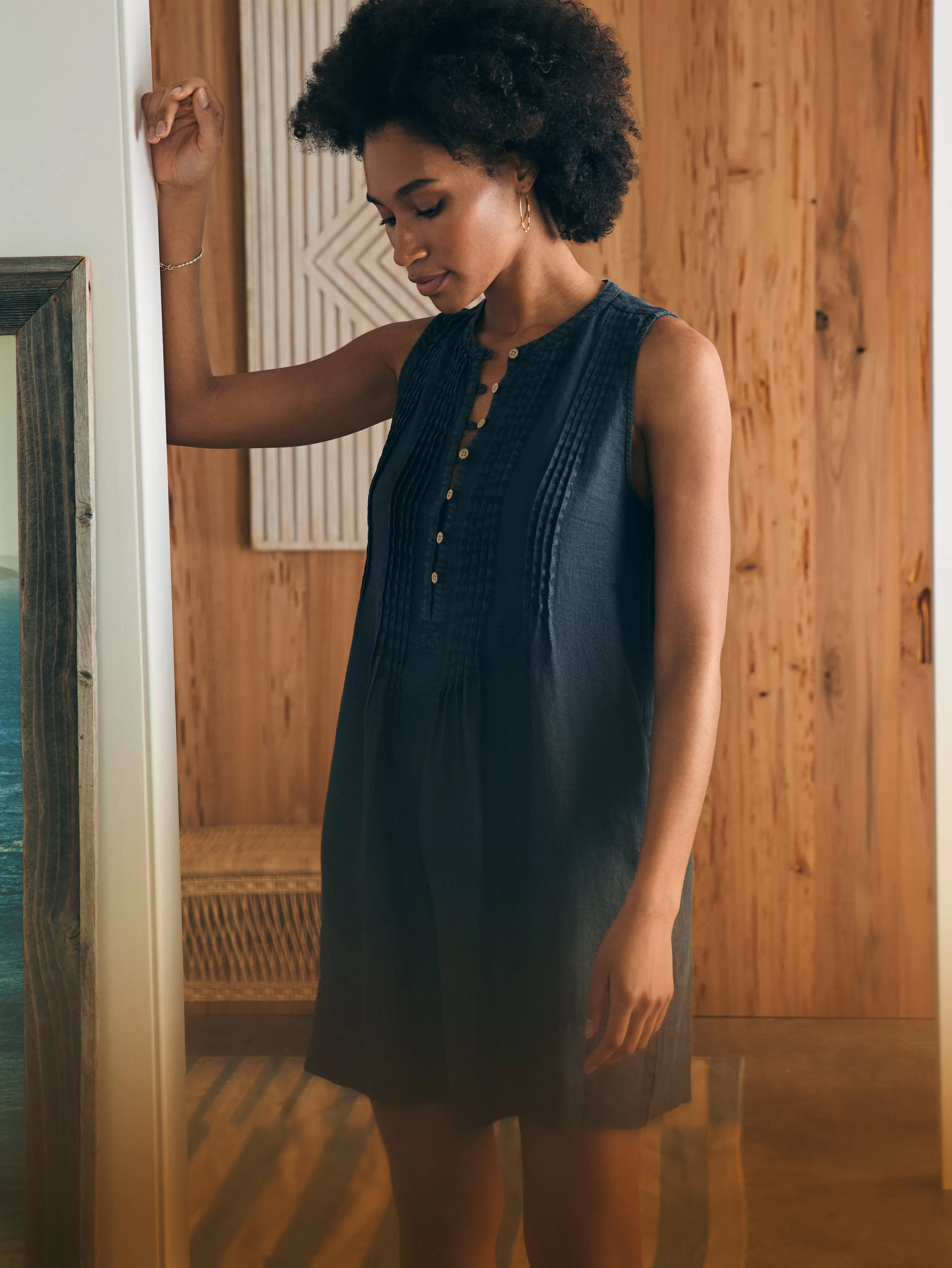 Isha Basketweave Dress - | Faherty Brand Best Sale