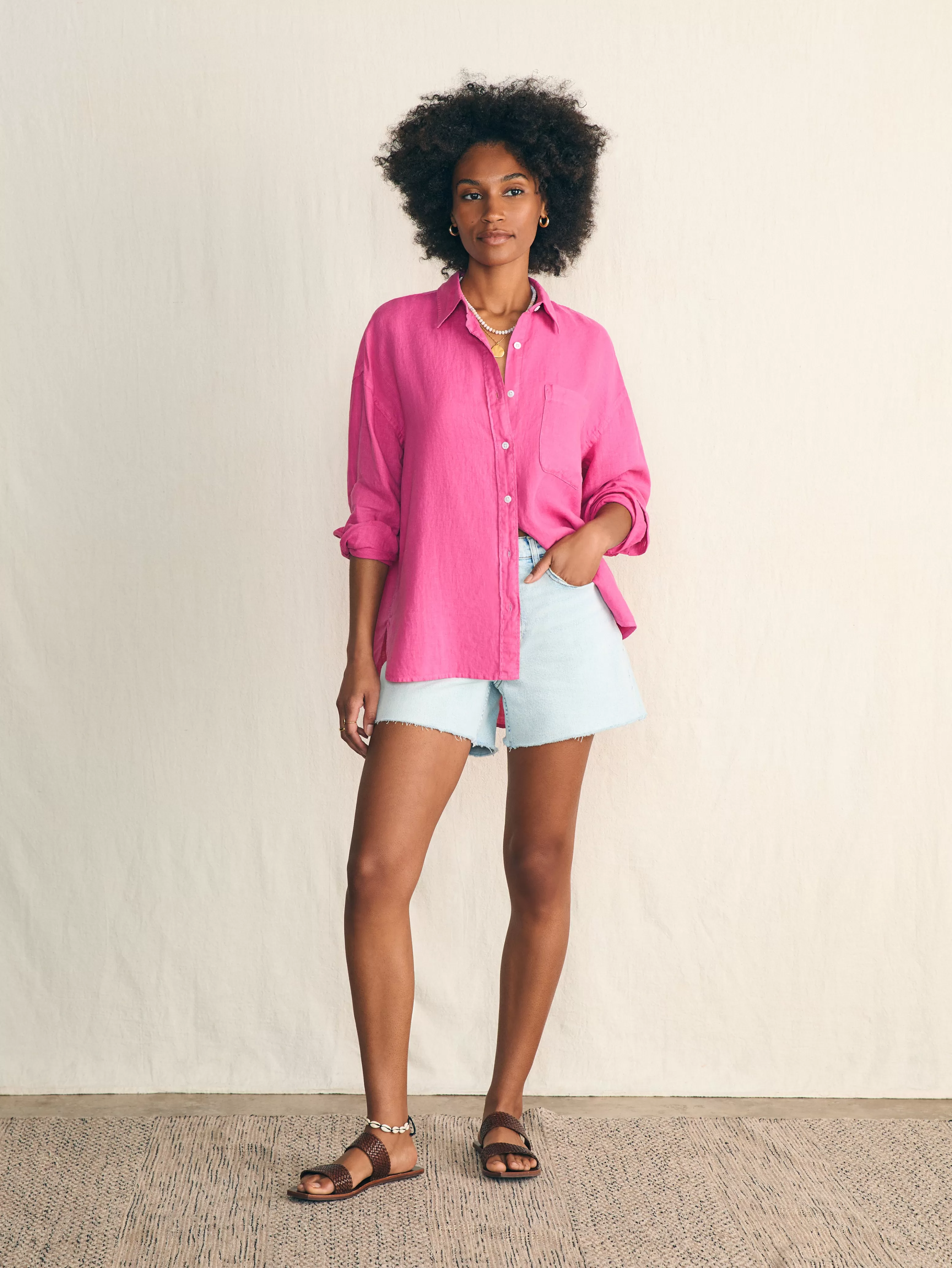 Laguna Linen Relaxed Shirt - | Faherty Brand Store