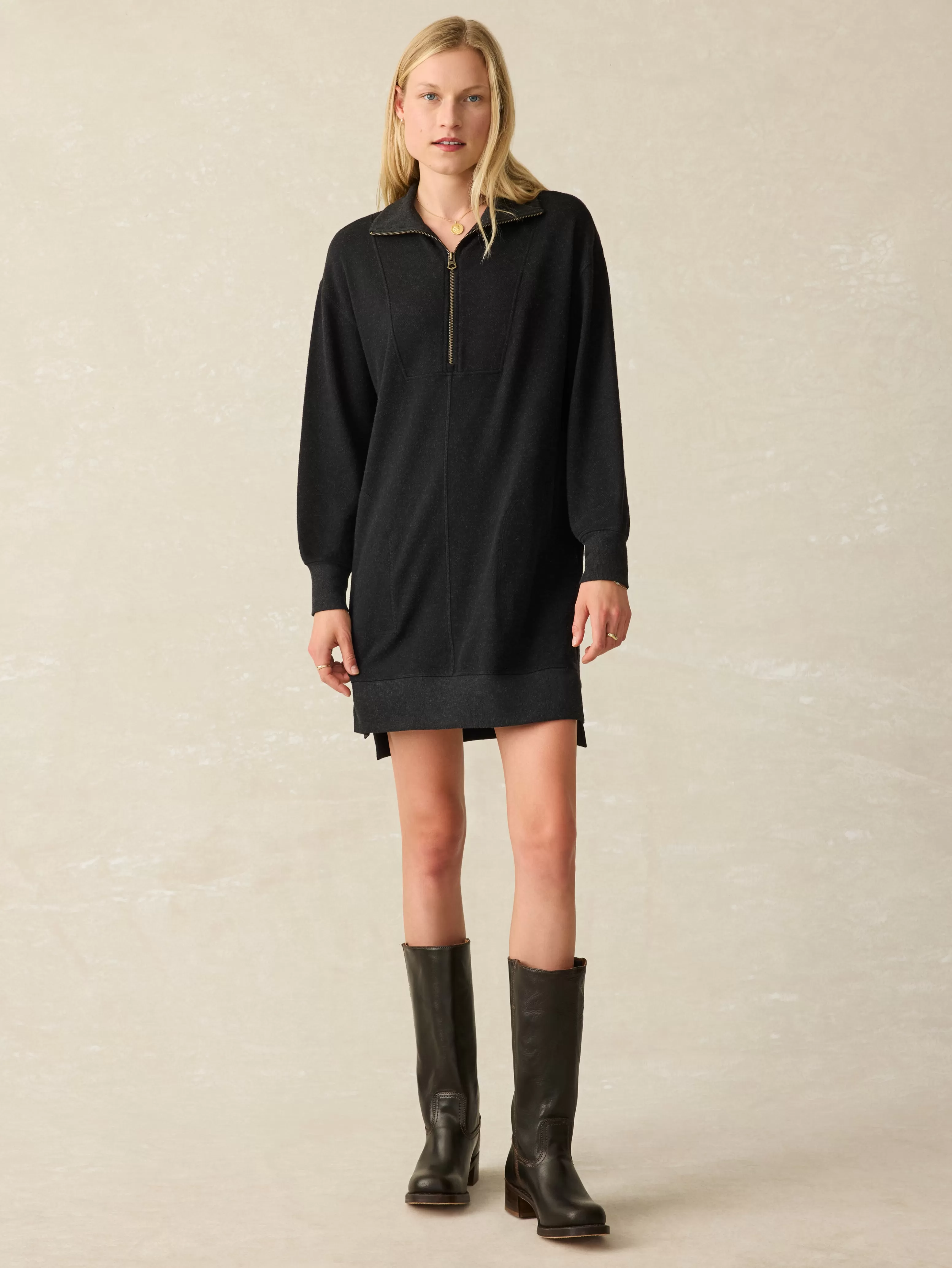 Legend™ Quarter Zip Dress - | Faherty Brand Cheap