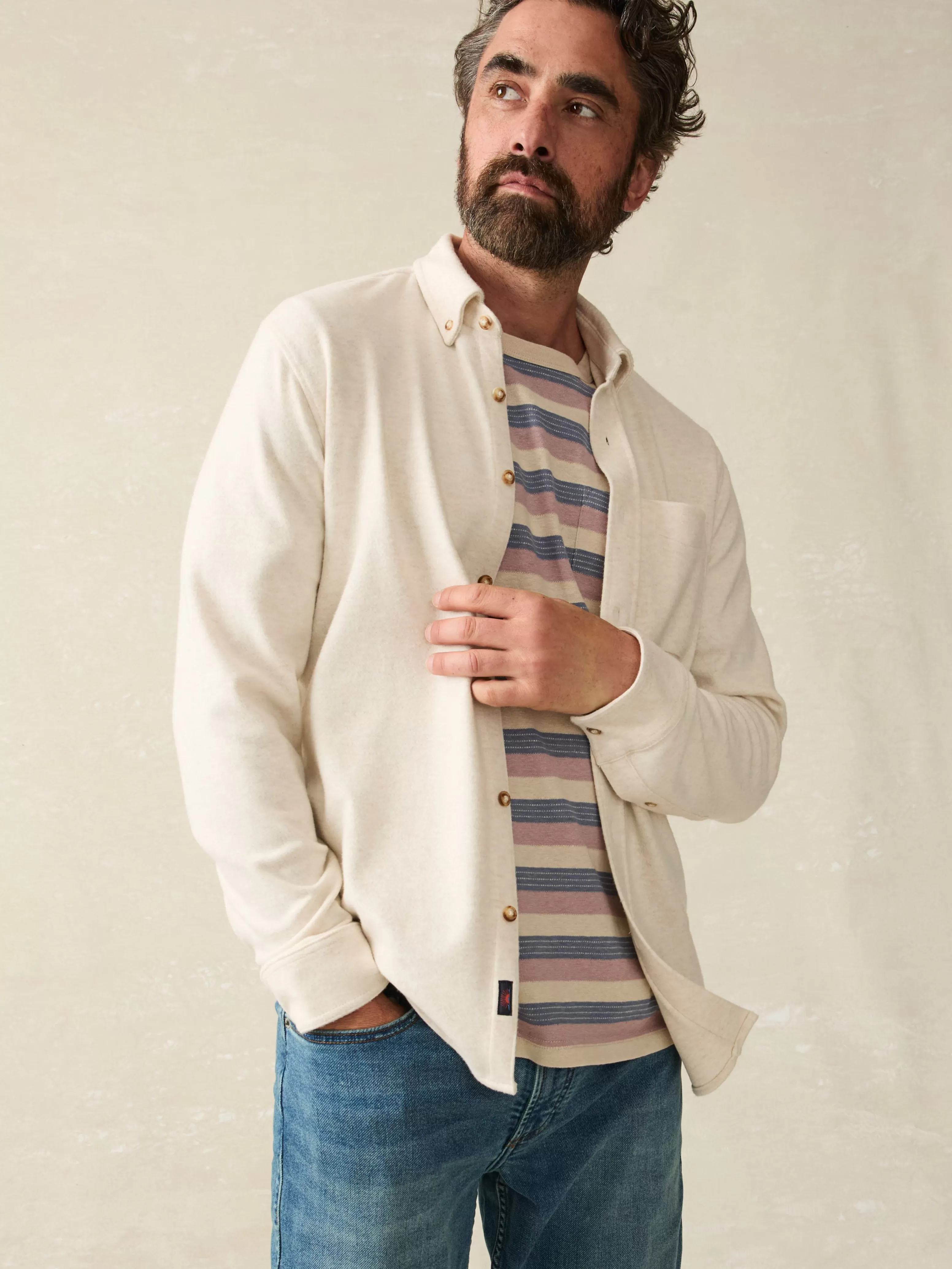 Legend™ Sweater Shirt (Single Pocket) - | Faherty Brand Shop