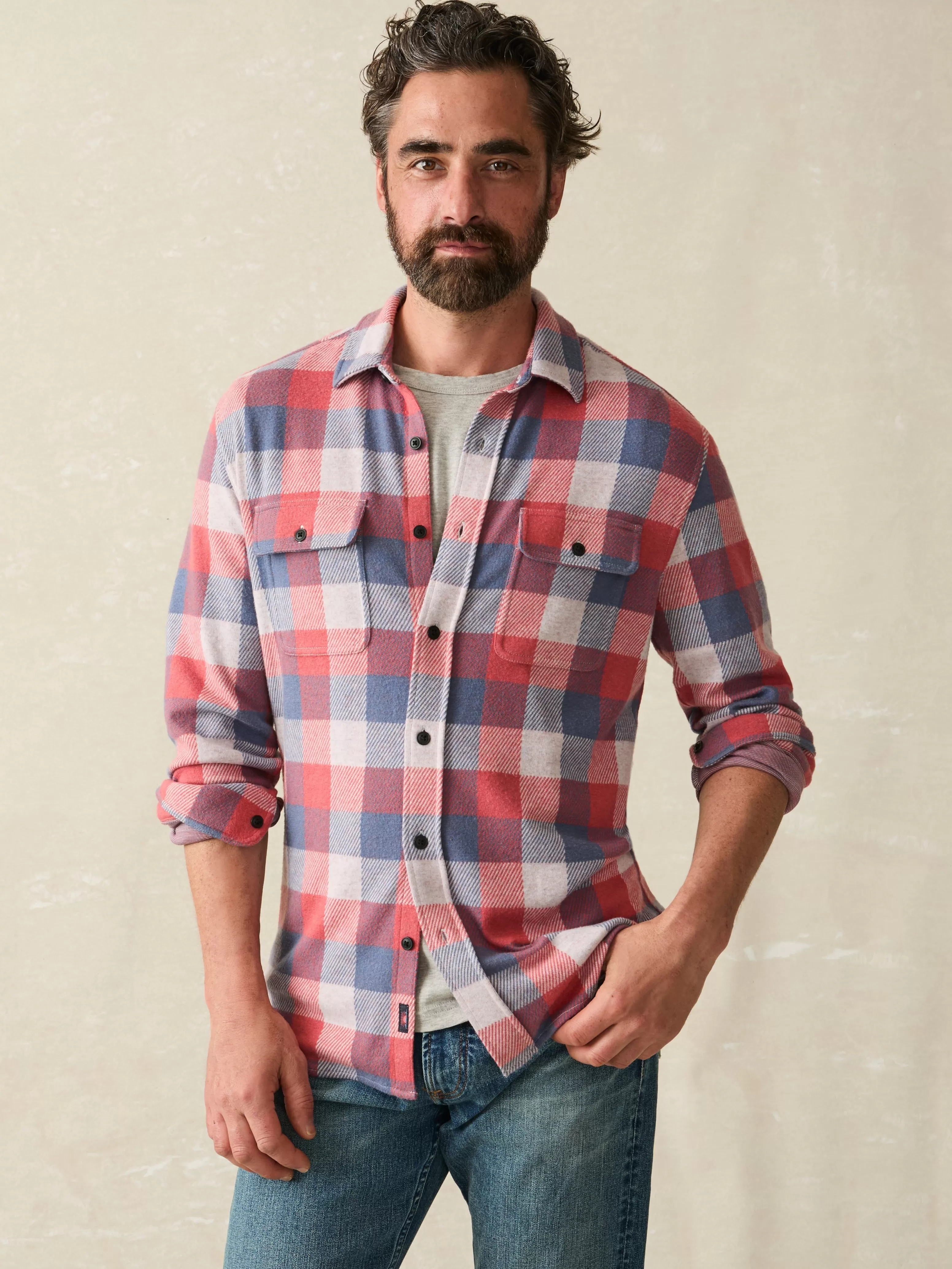 Legend™ Sweater Shirt (Tall) - | Faherty Brand Fashion