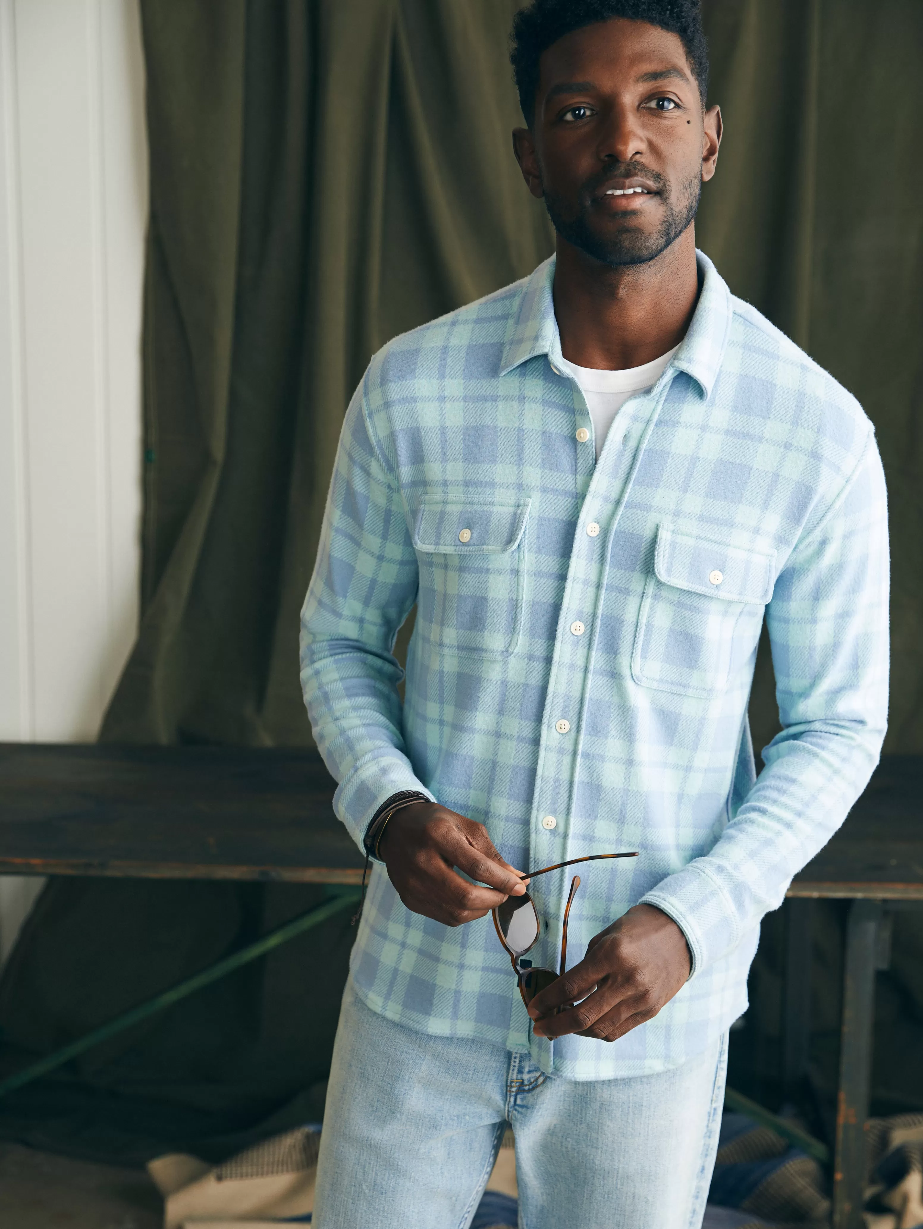 Legend™ Sweater Shirt (Tall) - | Faherty Brand Cheap