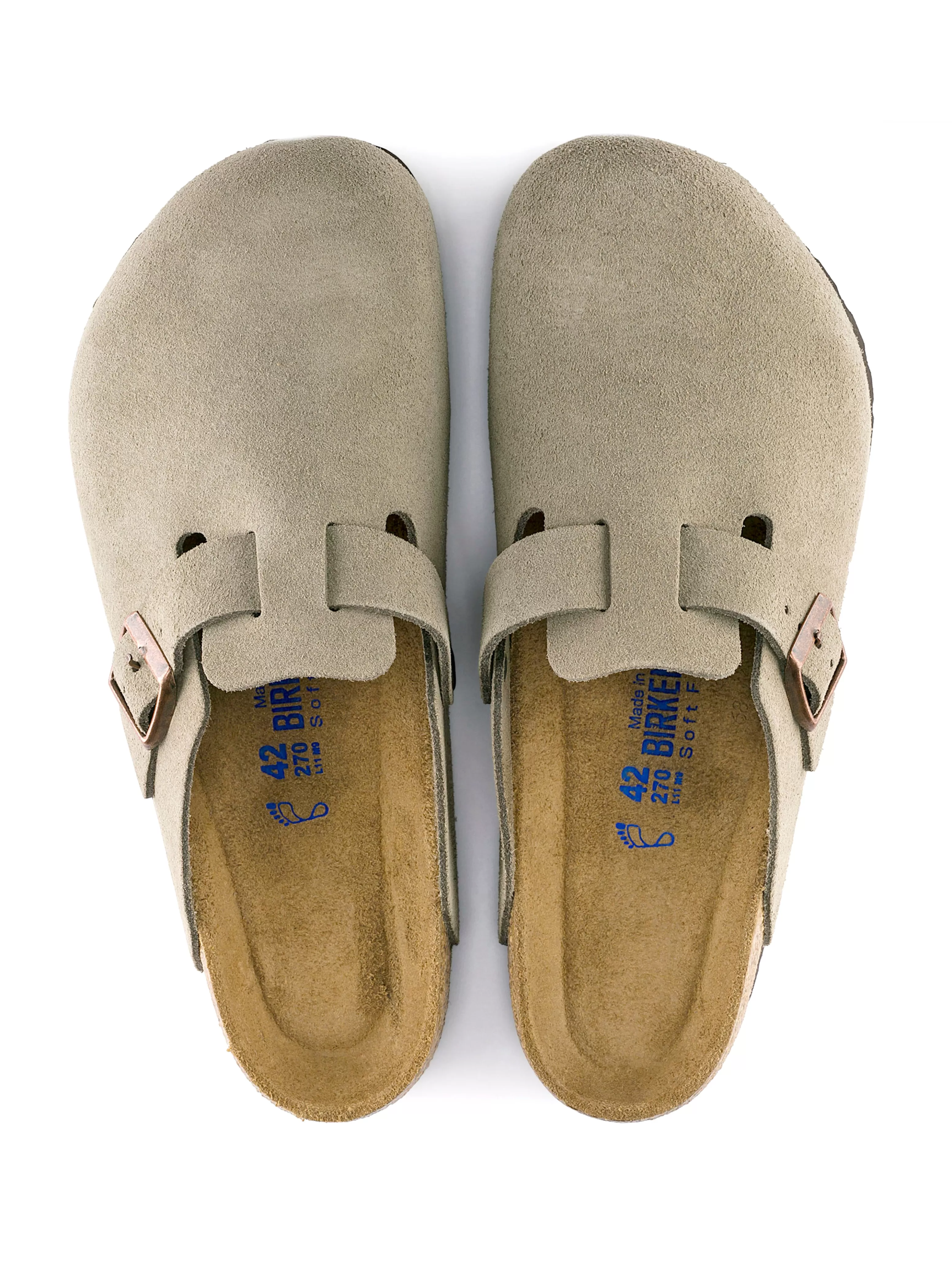 Men's Birkenstock Boston Clog Soft Footbed - | Faherty Brand Outlet