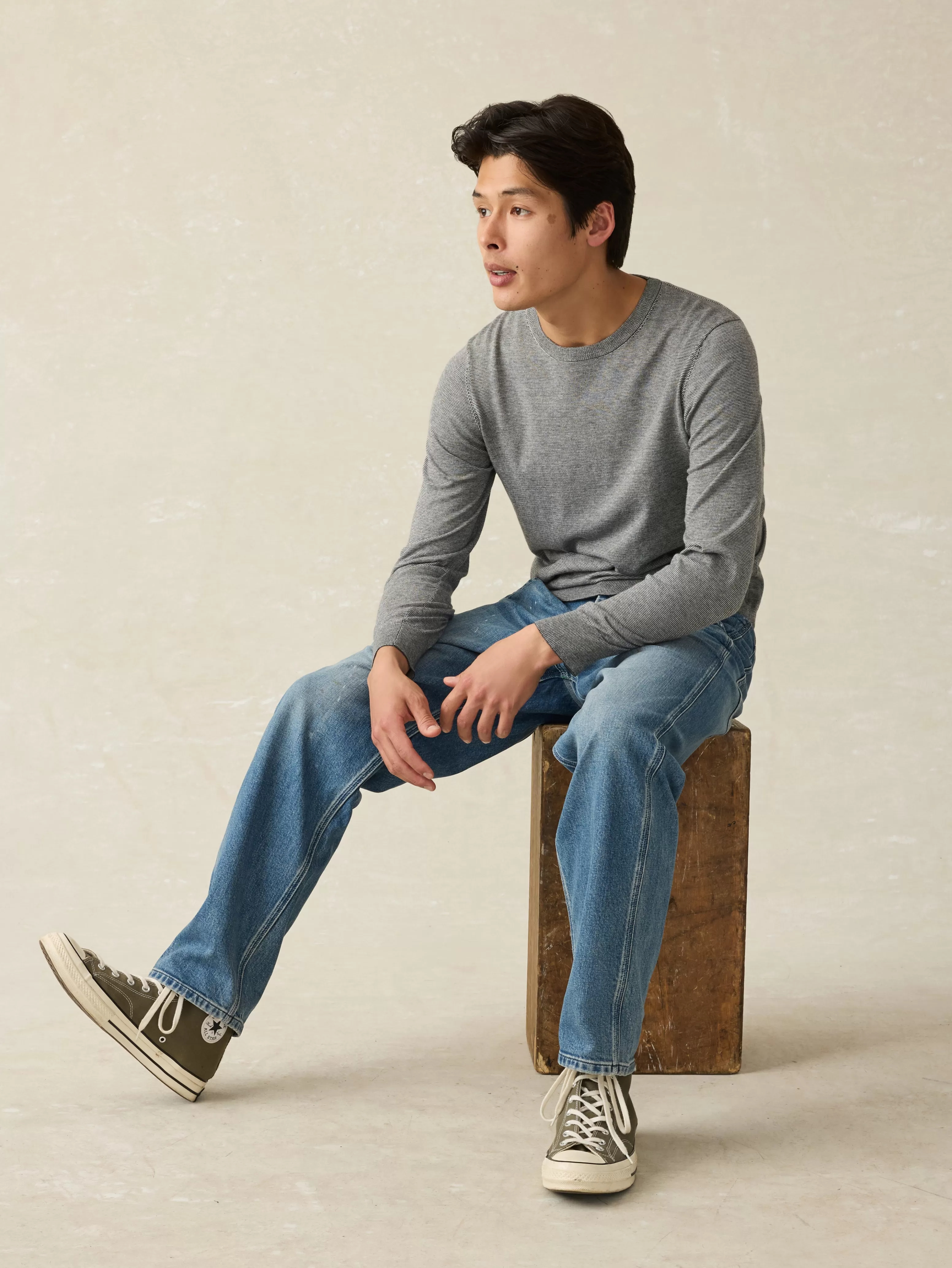 Movement™ Crewneck Sweater (Tall) - | Faherty Brand Outlet