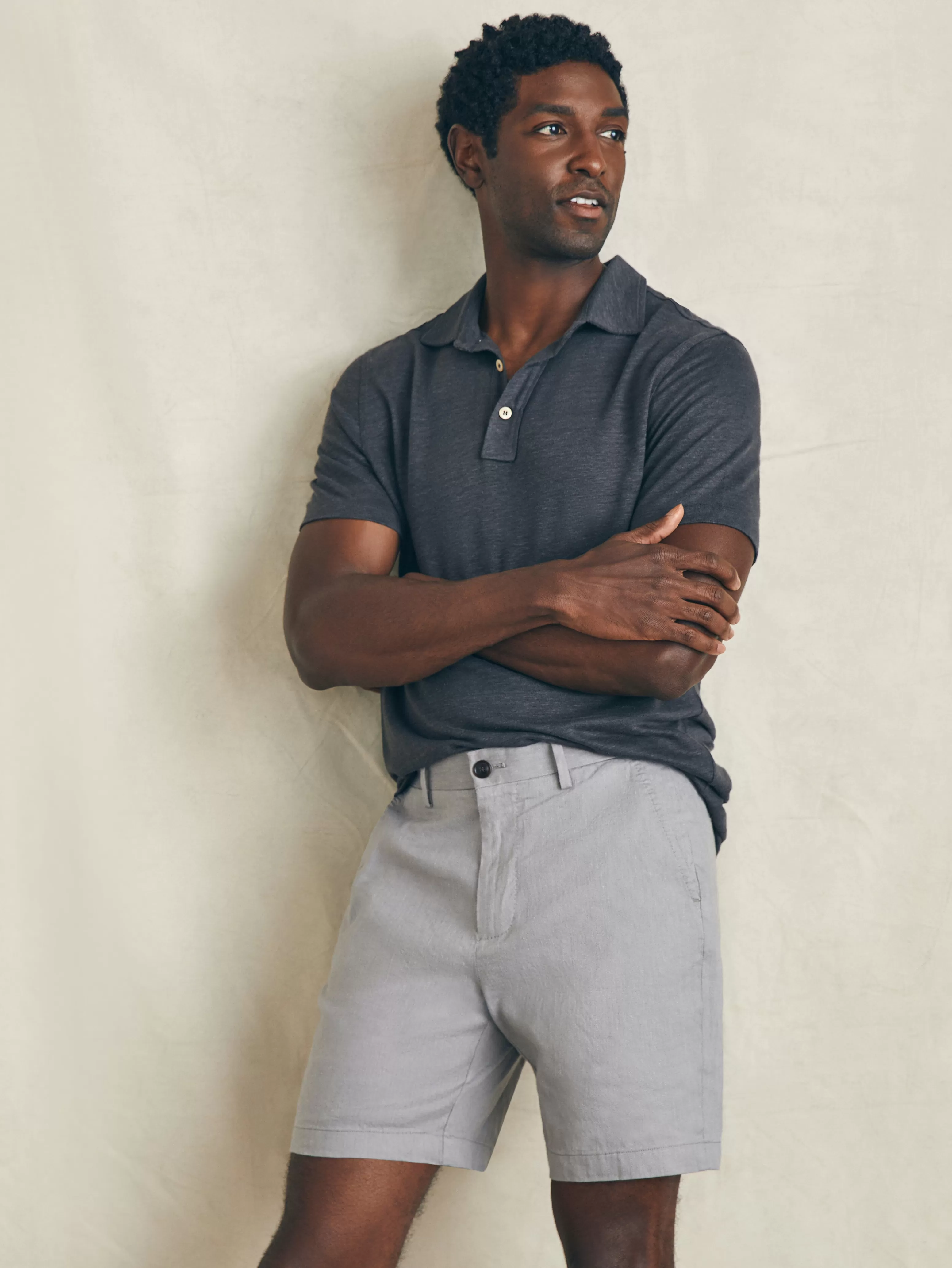 Movement™ Flex Linen Short (7" Inseam) - | Faherty Brand Flash Sale