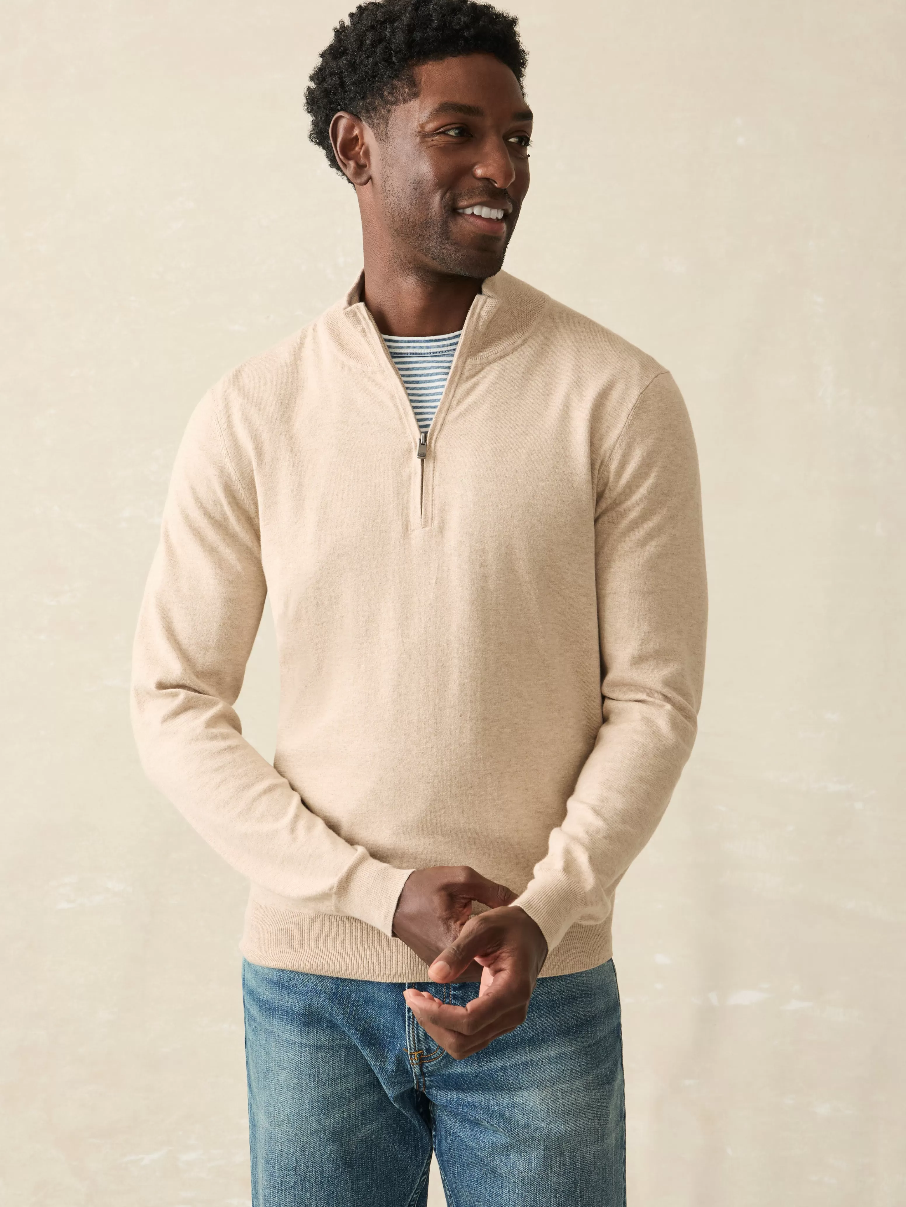 Movement™ Quarter Zip Sweater - | Faherty Brand Sale