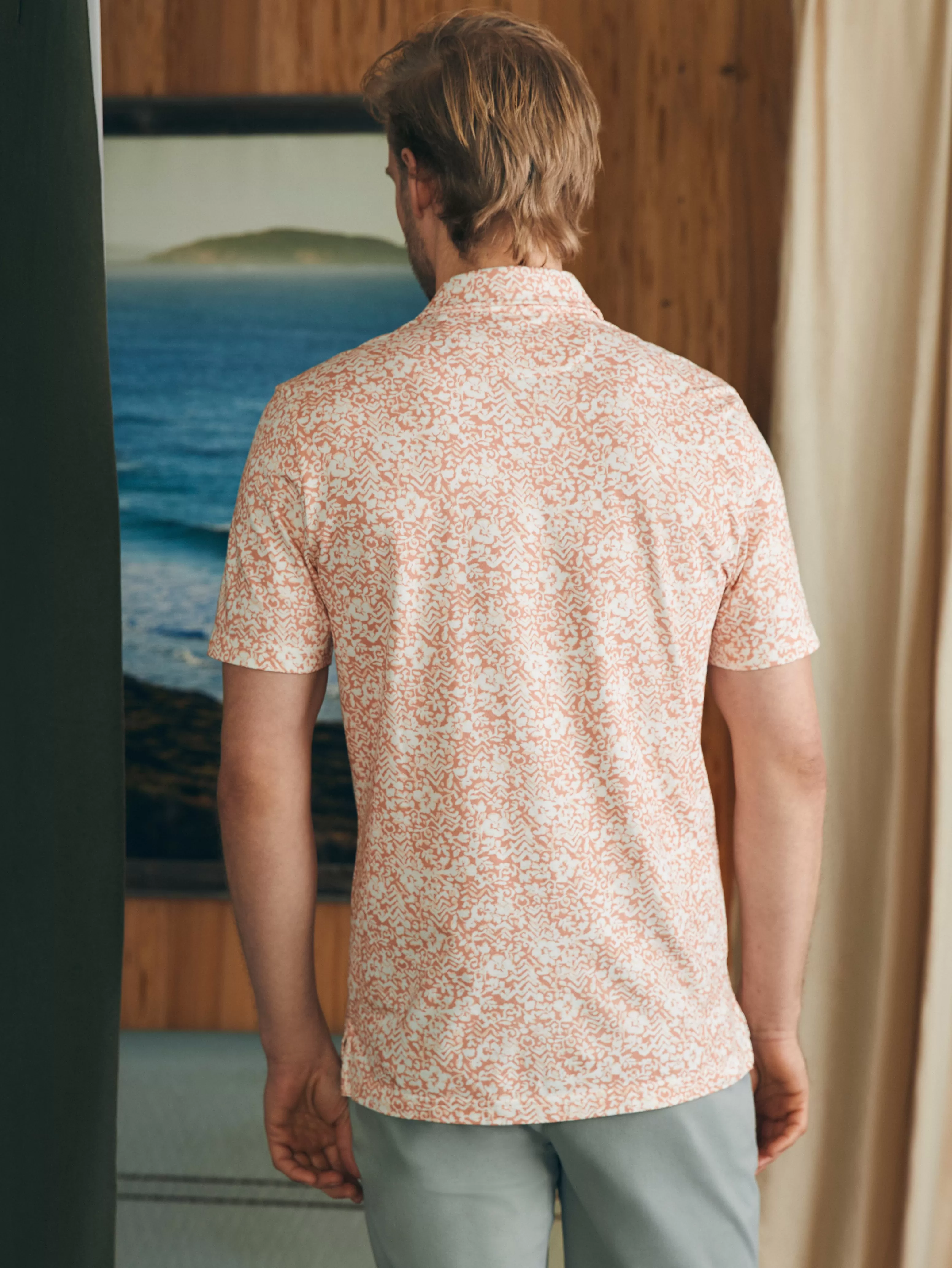 Movement™ Short-Sleeve Pique Polo Shirt - | Faherty Brand Discount