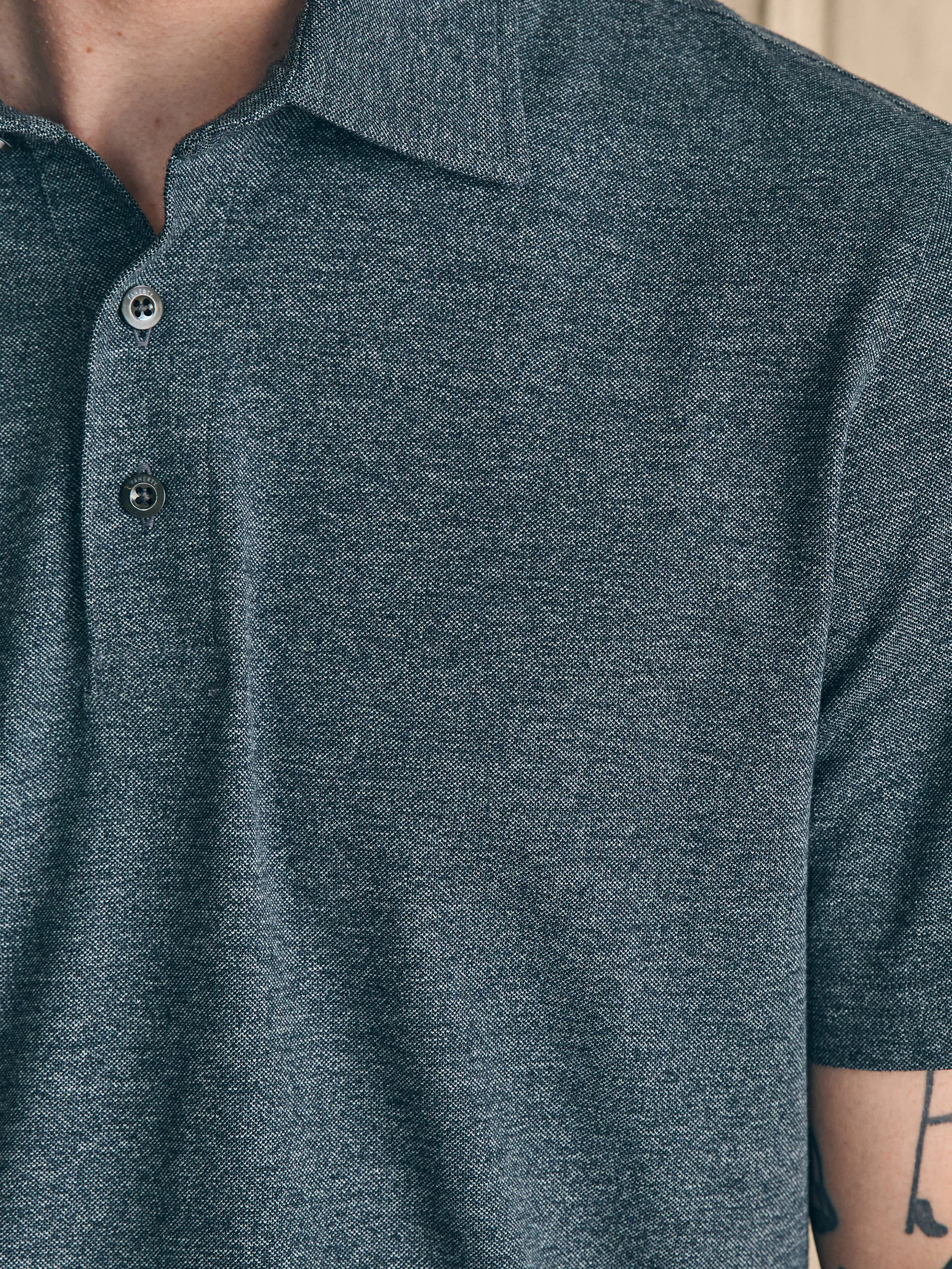 Movement™ Short-Sleeve Pique Polo Shirt (Tall) - | Faherty Brand Online