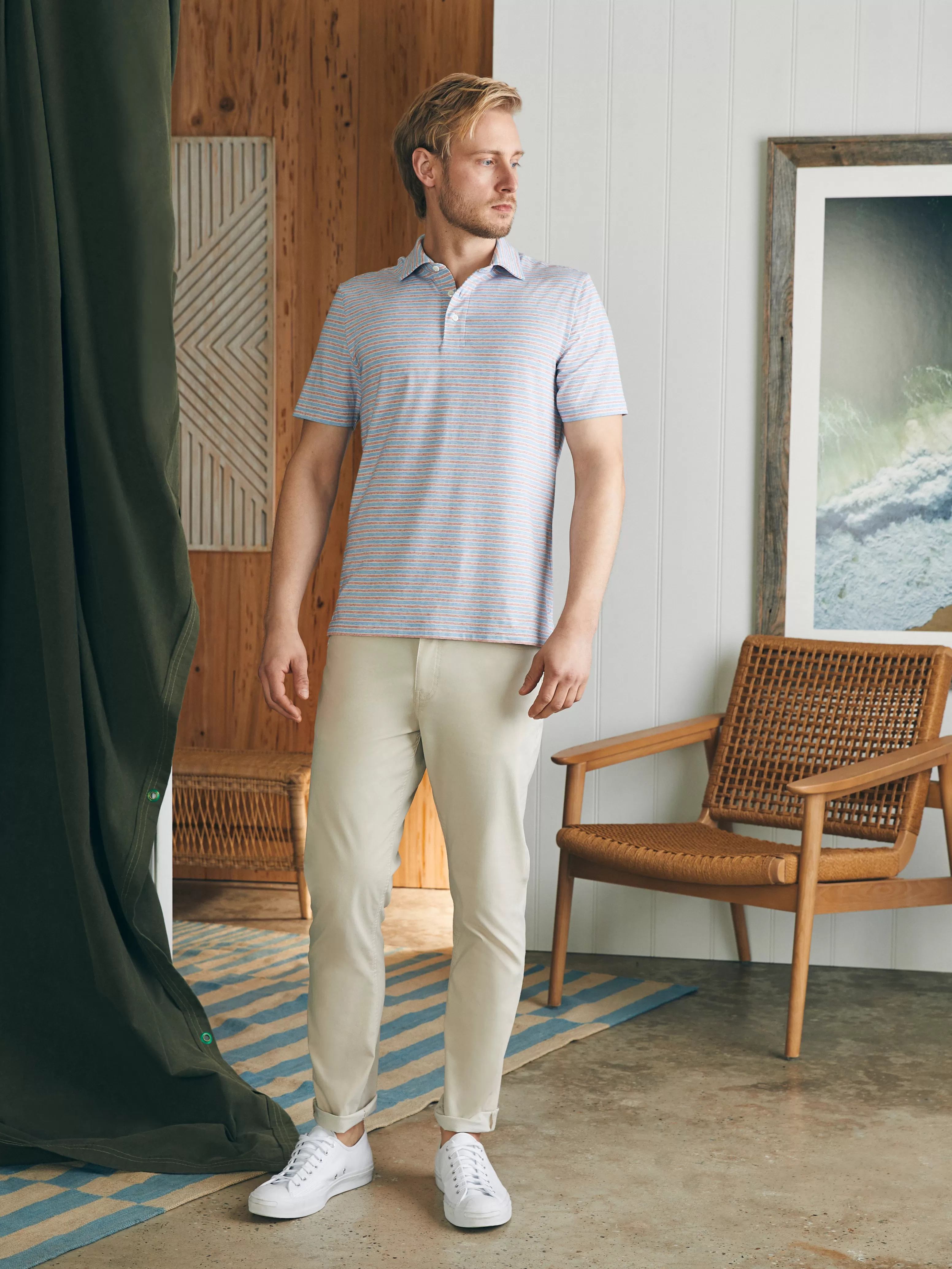 Movement™ Short-Sleeve Polo Shirt (Tall) - | Faherty Brand Store
