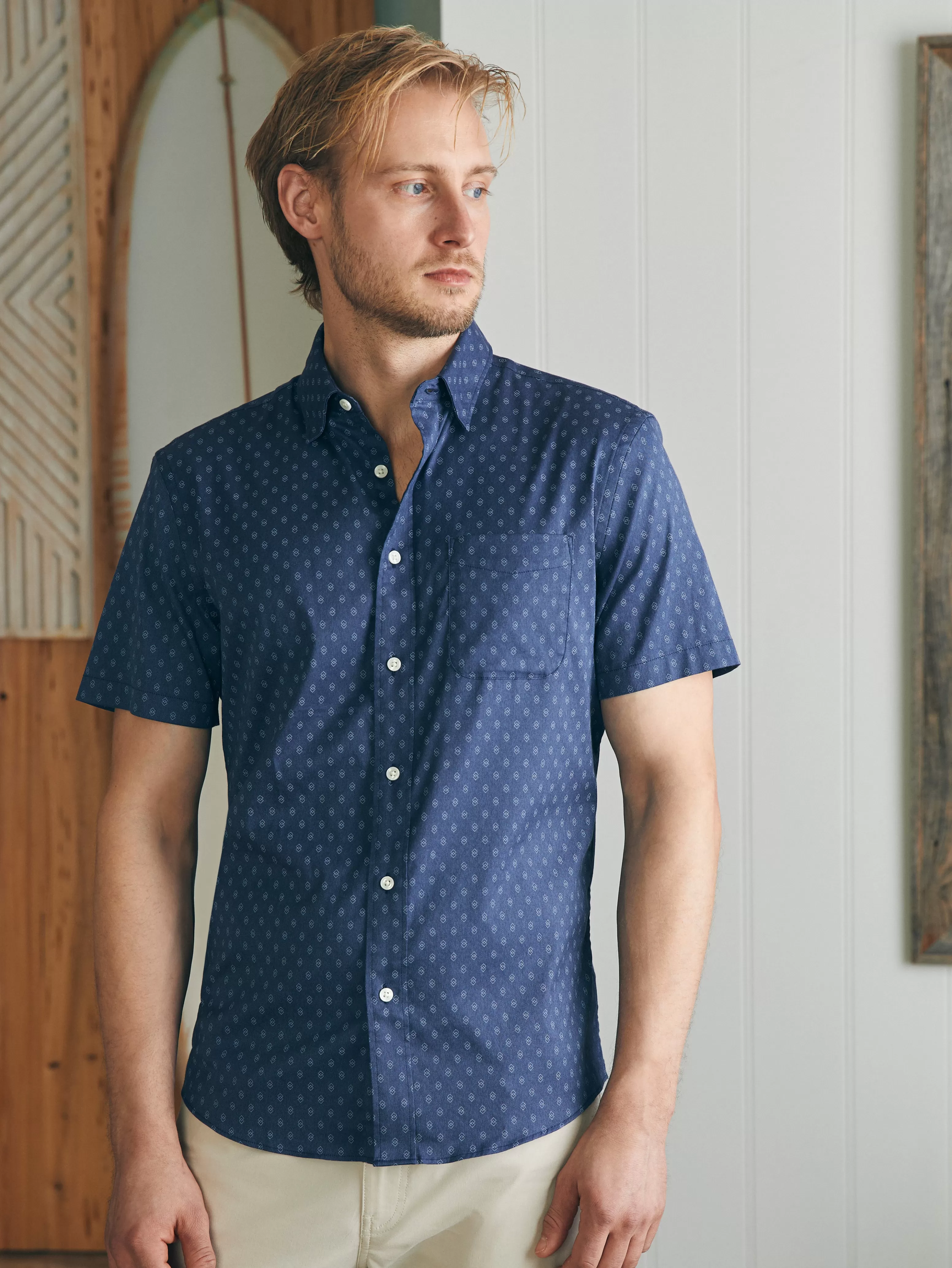 Movement™ Short-Sleeve Shirt - | Faherty Brand Flash Sale