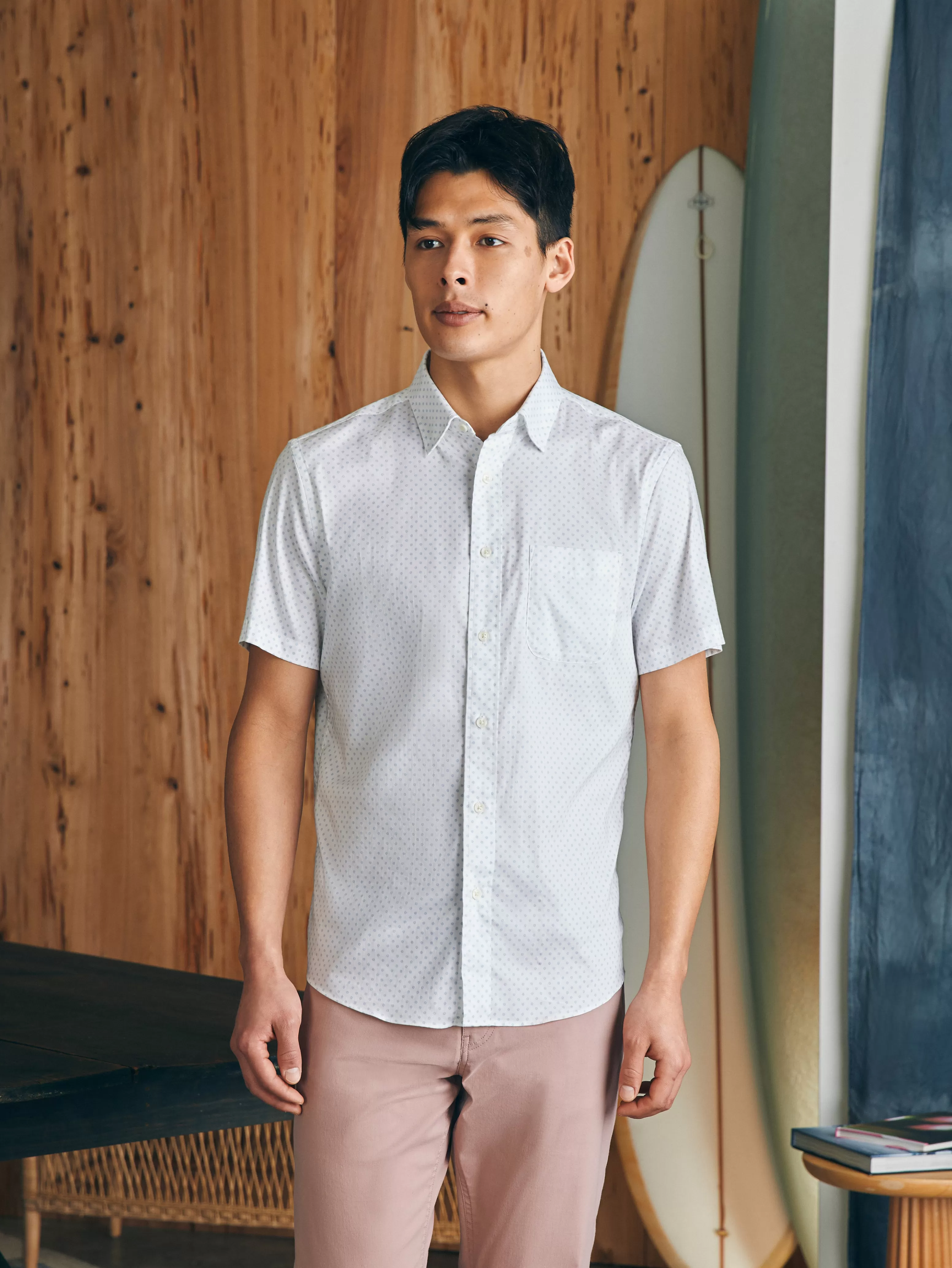 Movement™ Short-Sleeve Shirt (Tall) - | Faherty Brand Online