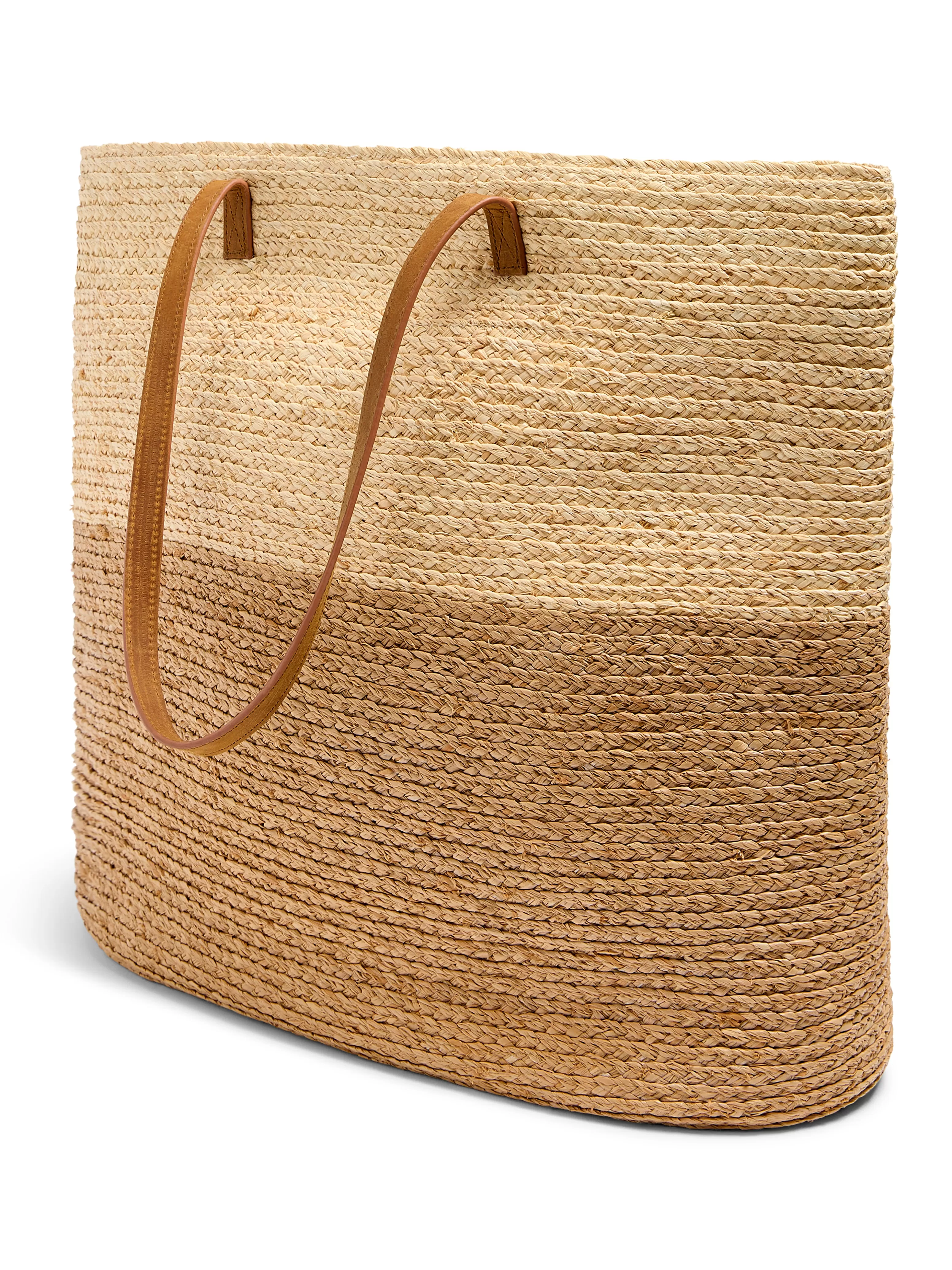 Raffia Colorblock Tote - | Faherty Brand Best