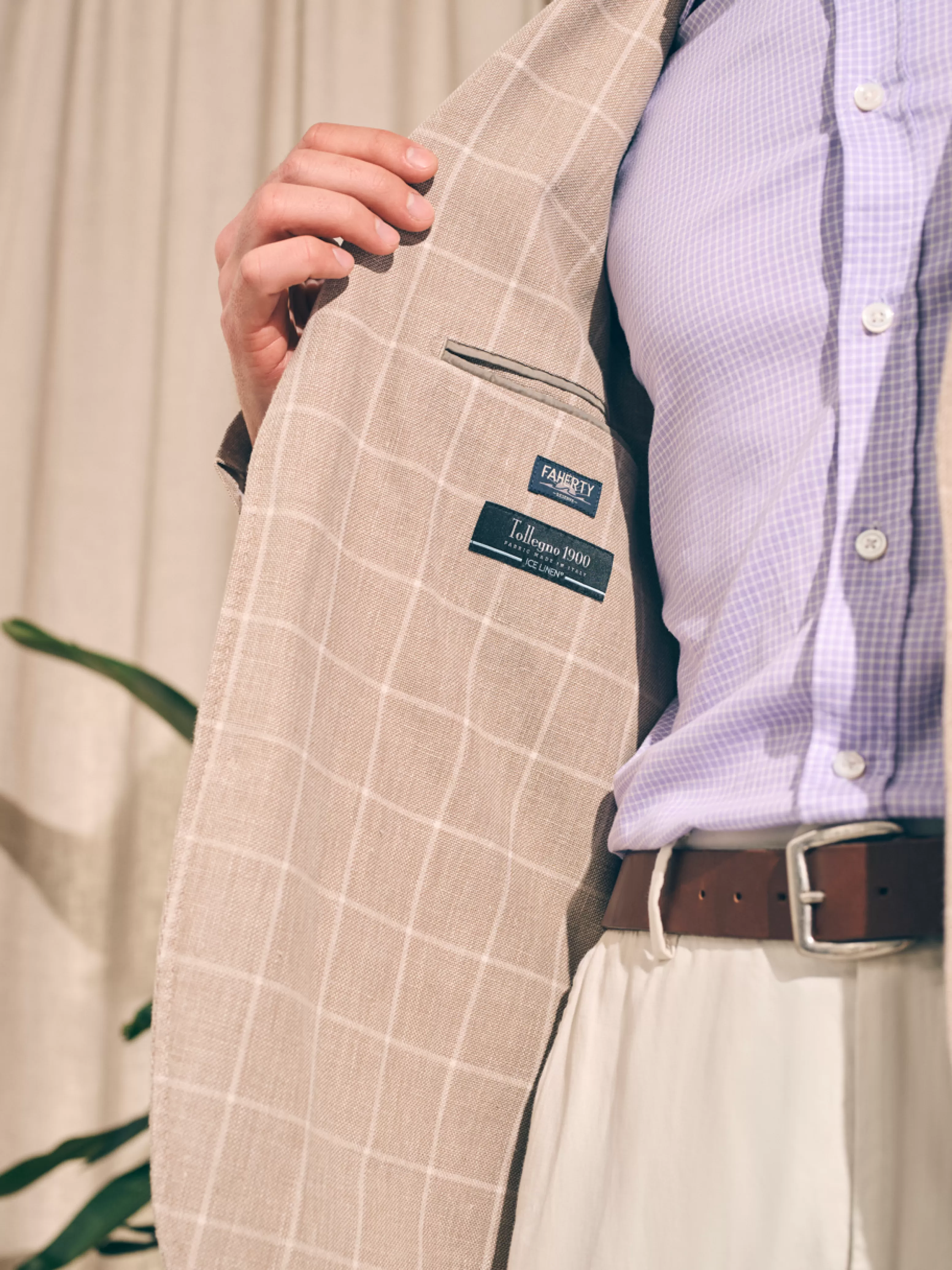 Reserve Linen Yarn Dyed Blazer - | Faherty Brand Sale