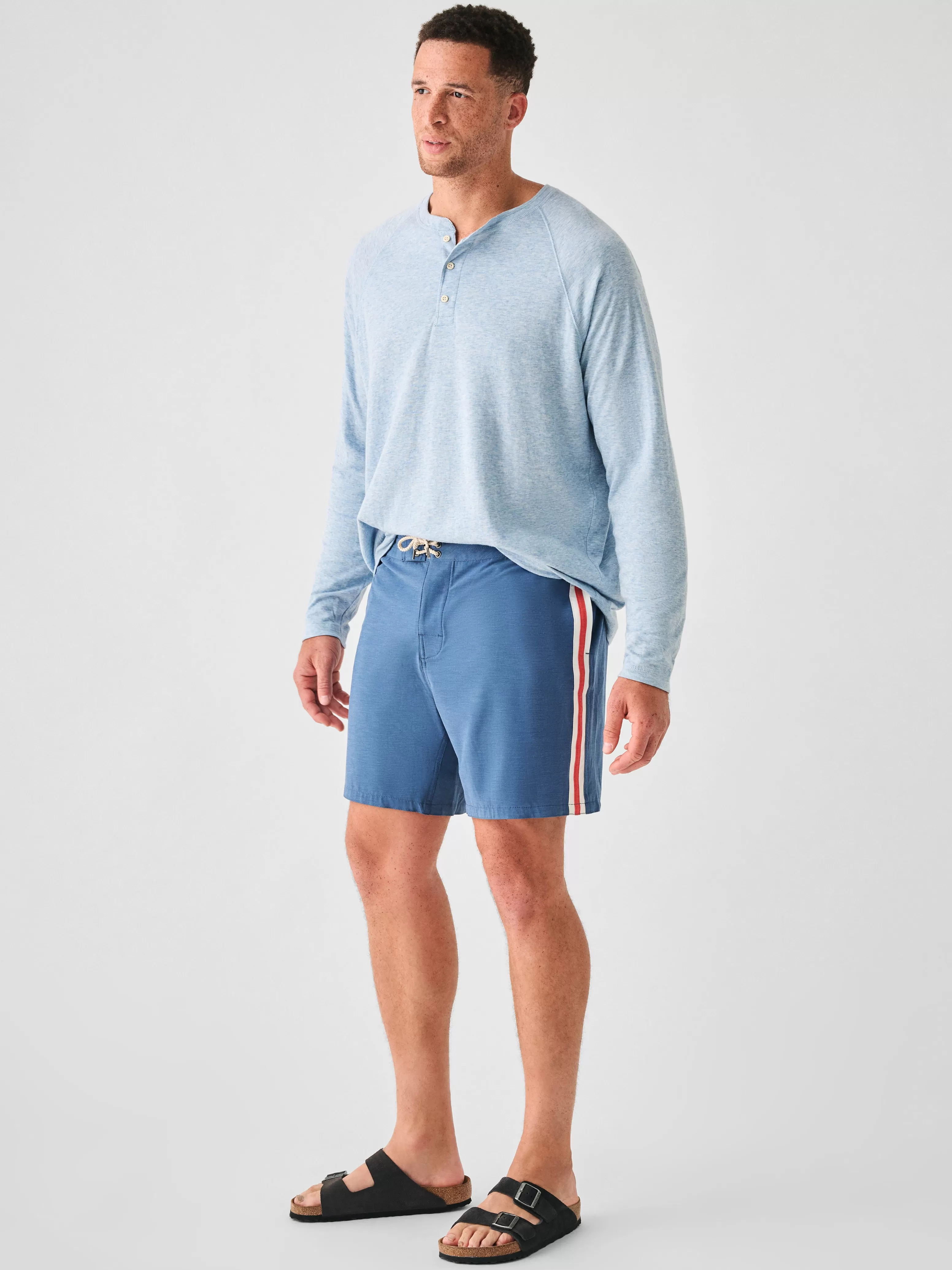 Retro Surf Stripe Boardshort (7" Inseam) - | Faherty Brand Outlet