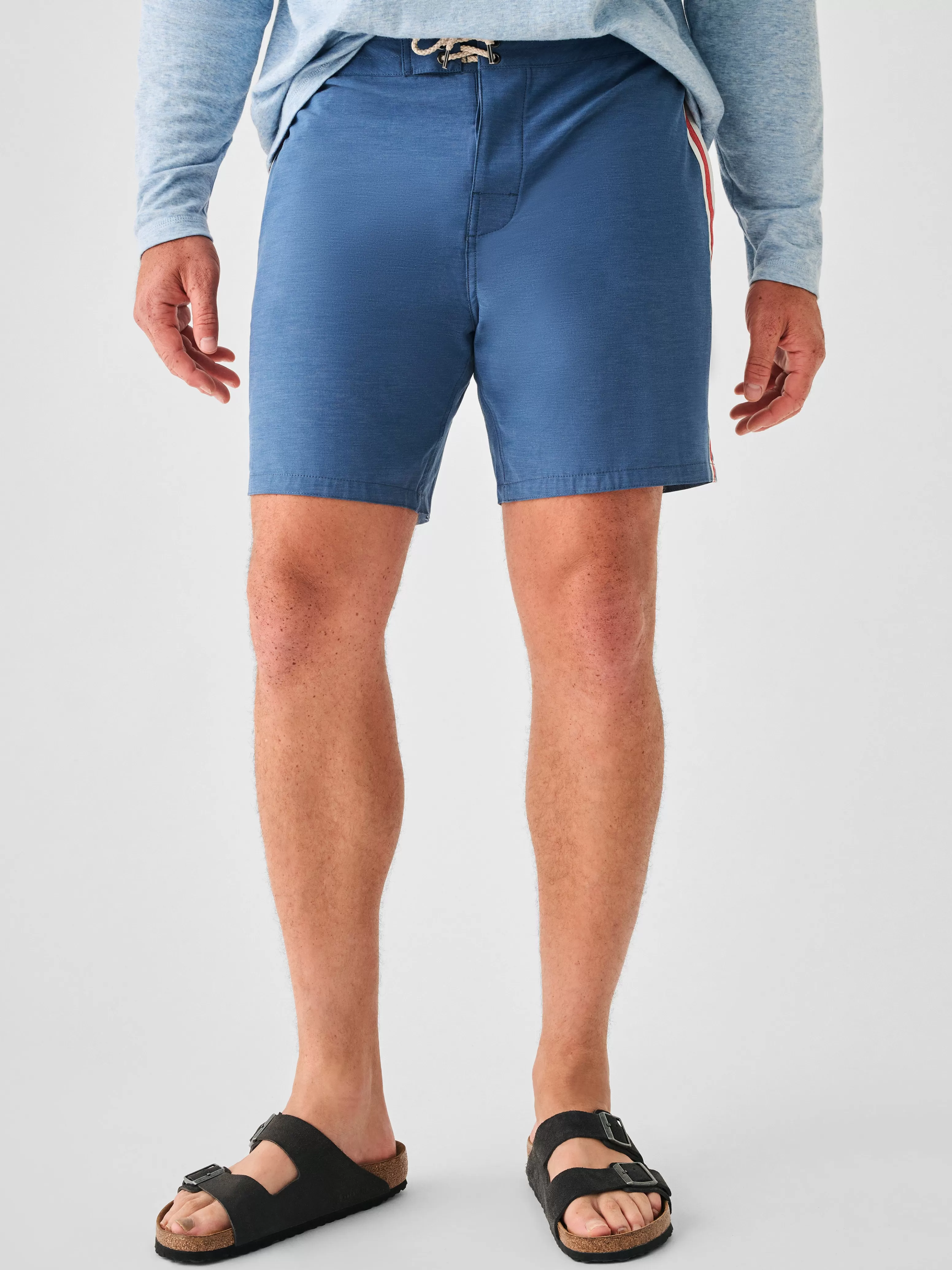 Retro Surf Stripe Boardshort (7" Inseam) - | Faherty Brand Outlet