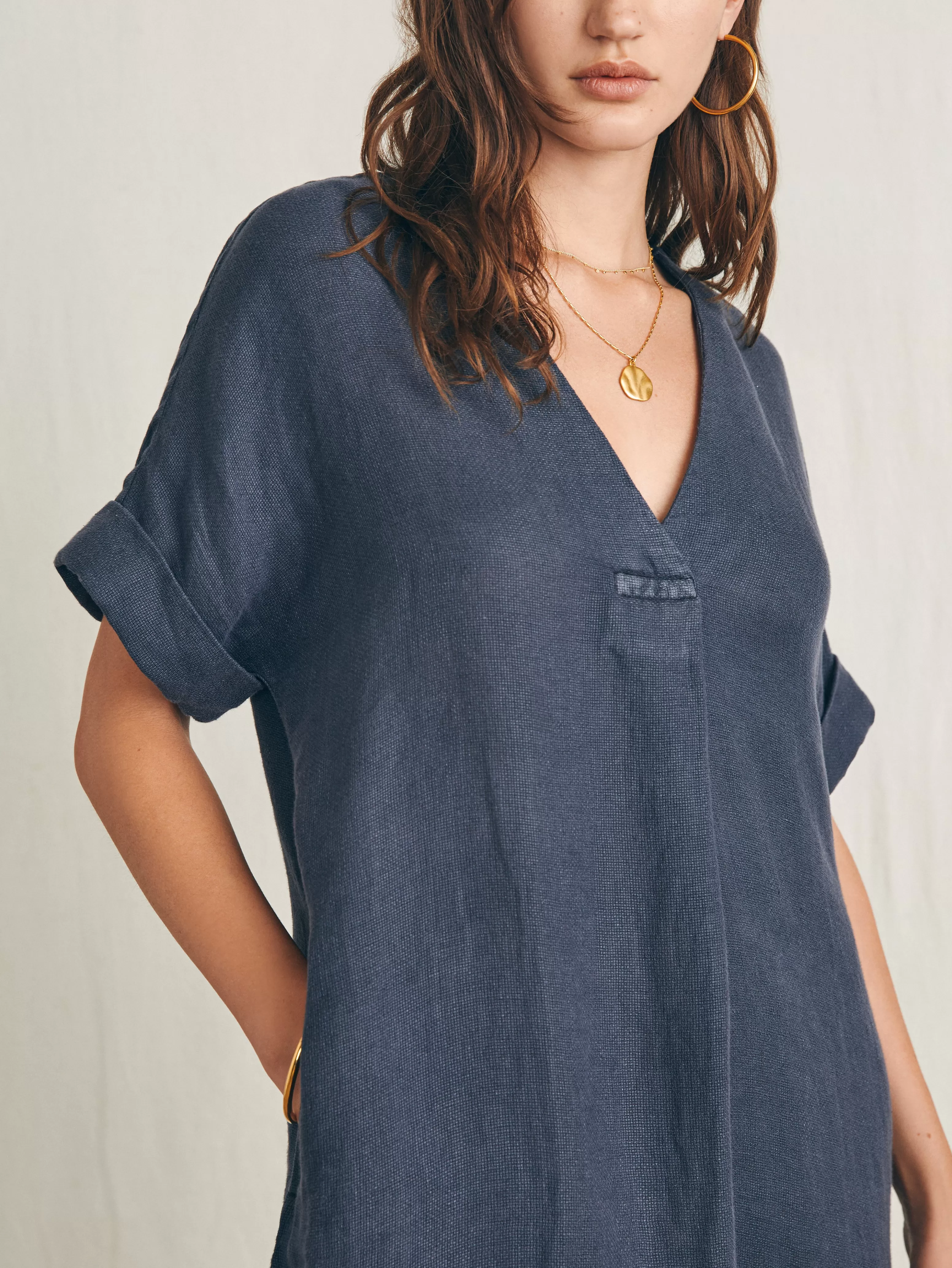 Sanibel Basketweave Dress - | Faherty Brand Clearance