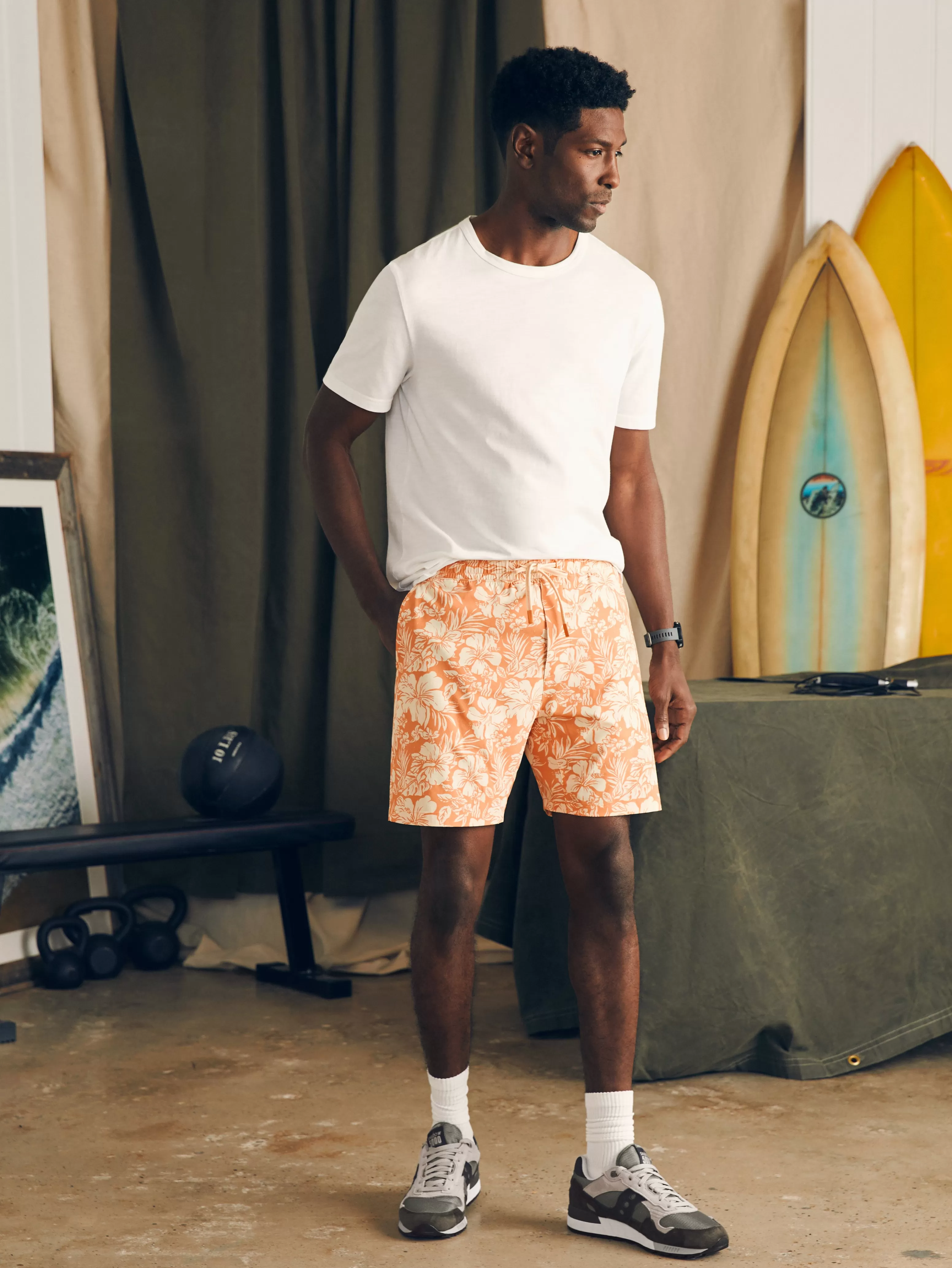 Shorelite Active Swim Short (7" Inseam) - | Faherty Brand New