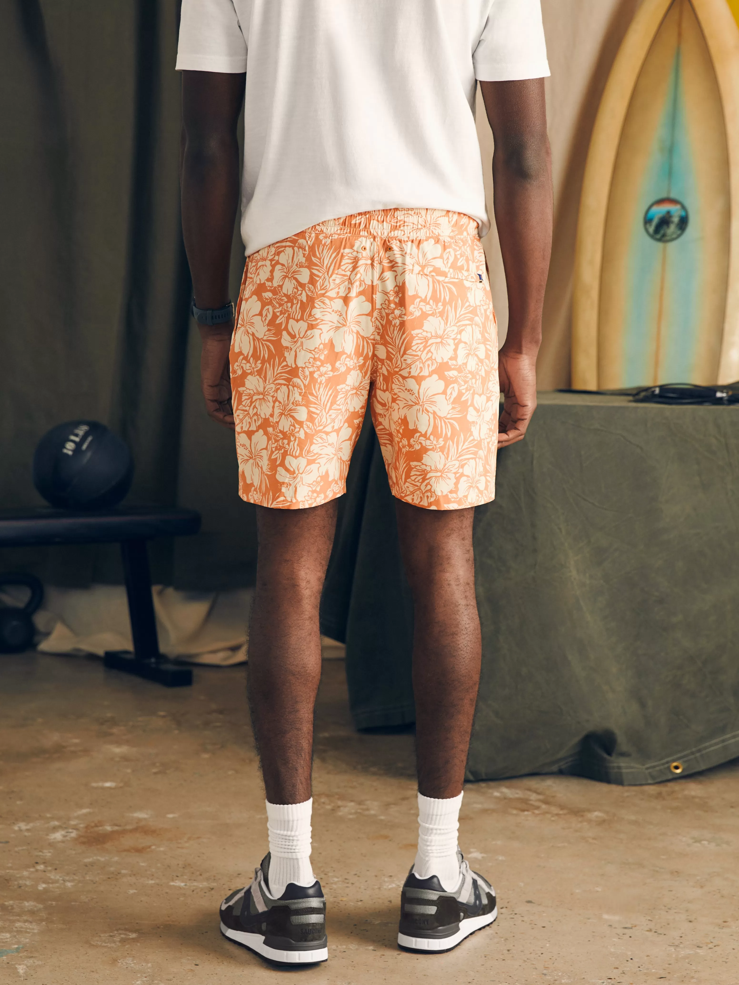 Shorelite Active Swim Short (7" Inseam) - | Faherty Brand New