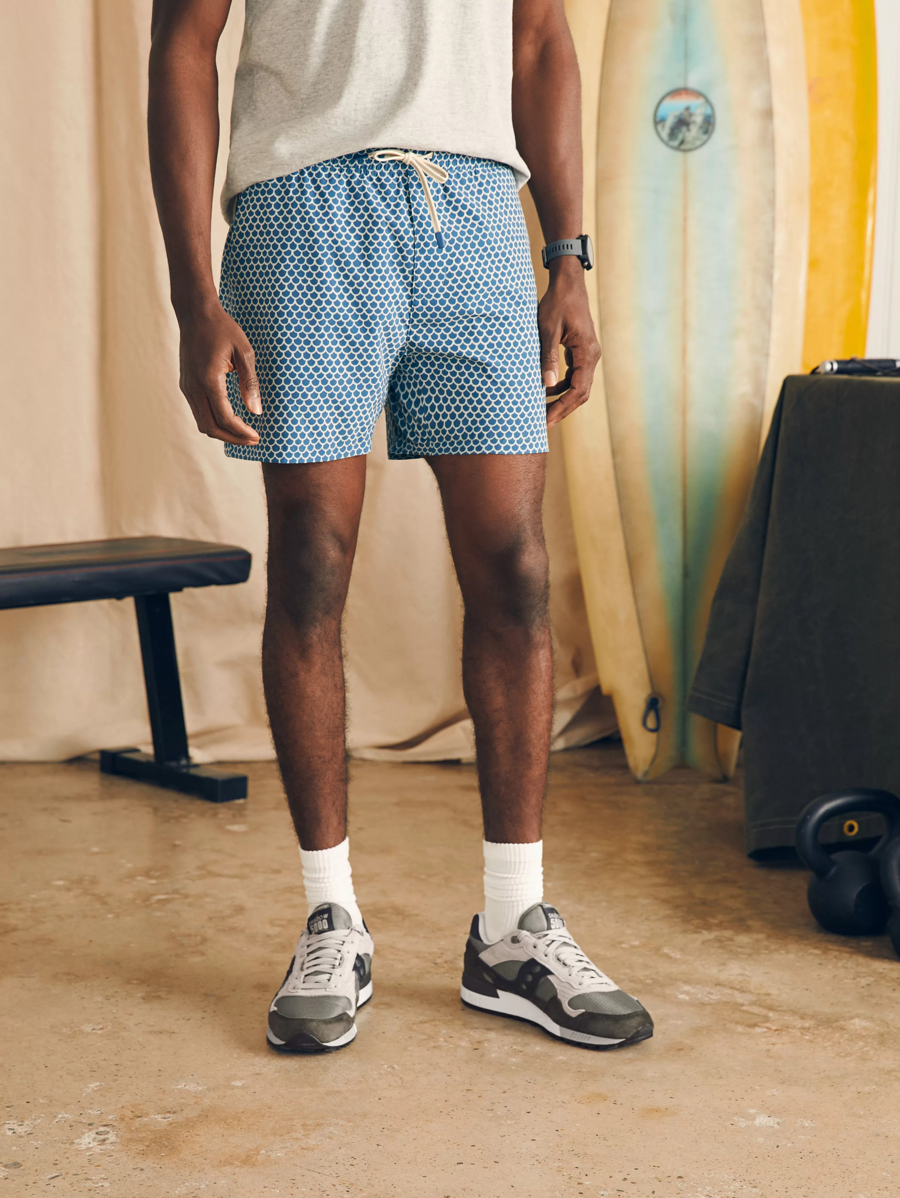 Shorelite Active Swim Short (7" Inseam) - | Faherty Brand Outlet