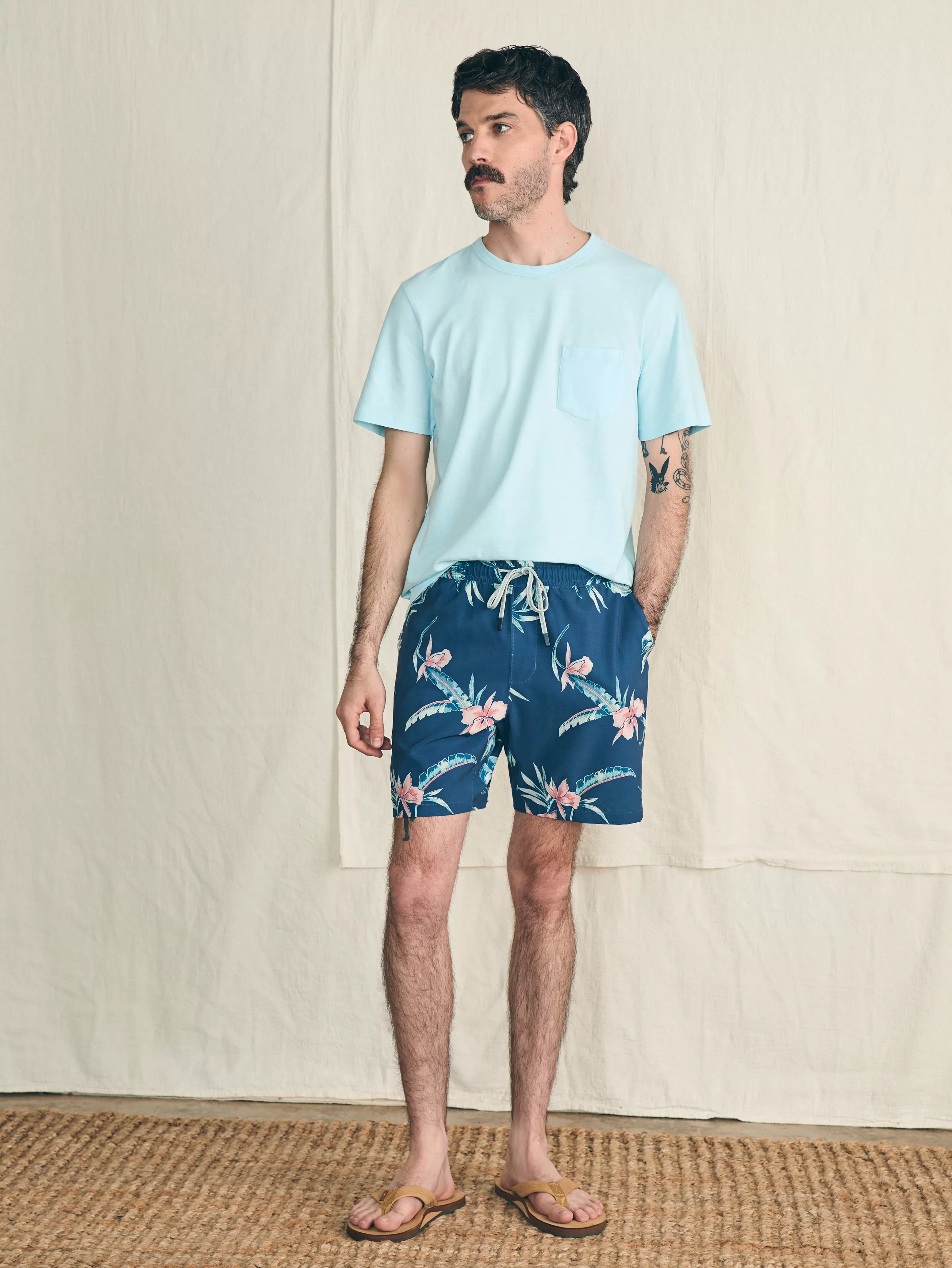 Shorelite Active Swim Short (7" Inseam) - | Faherty Brand Best